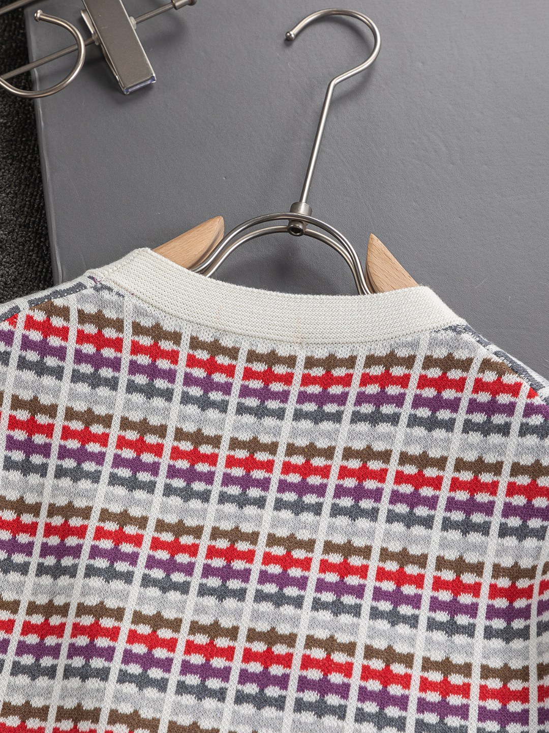 Dior Sweater Wool Cashmere Blend Multi-Color Grid Pattern Unisex Style 7 o 1j2ni4blq148rsl6147eg8p1jsh1