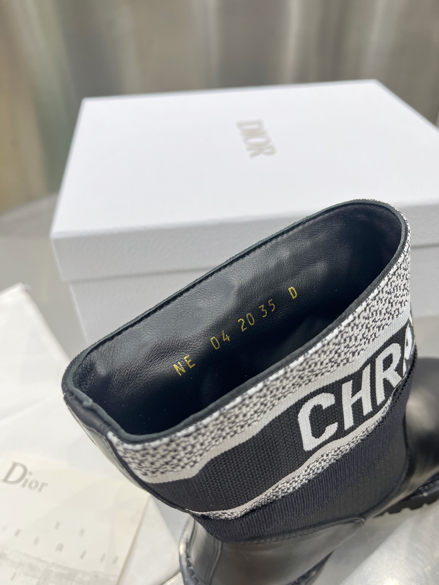 Dior Black Calfskin Ankle Boots with Gold-Tone Details, Size 35-41 10 i1698599799 7830 8