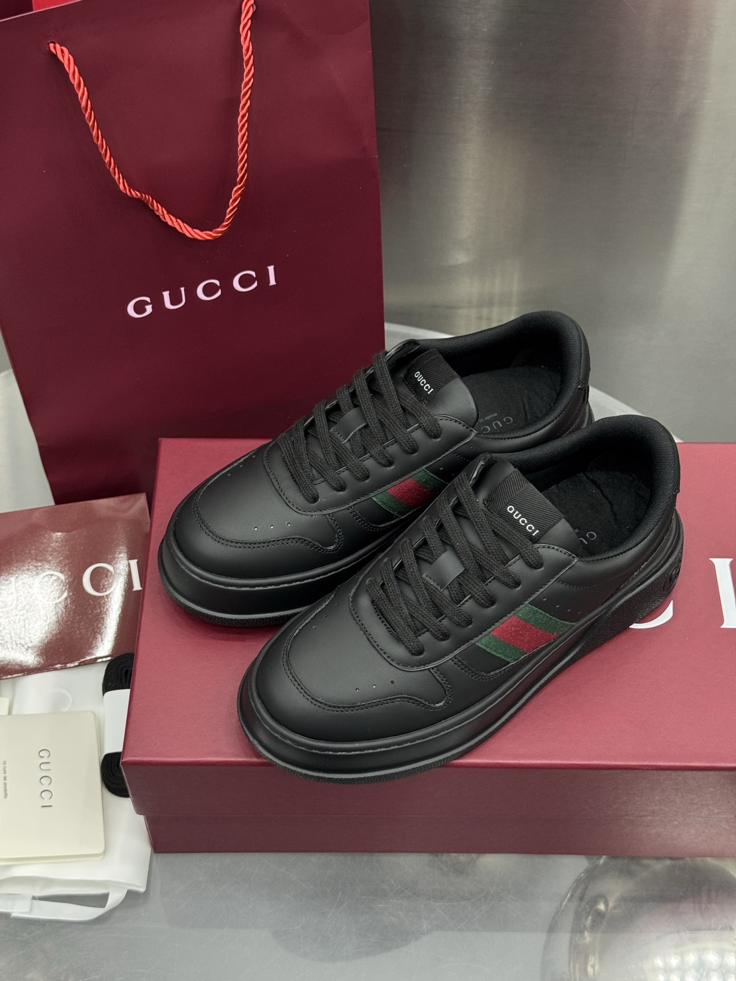 Gucci Retro Sneakers 2025 - Unisex Design, Runway Style, Premium Leather 3 i1760208464068 5227 0 1