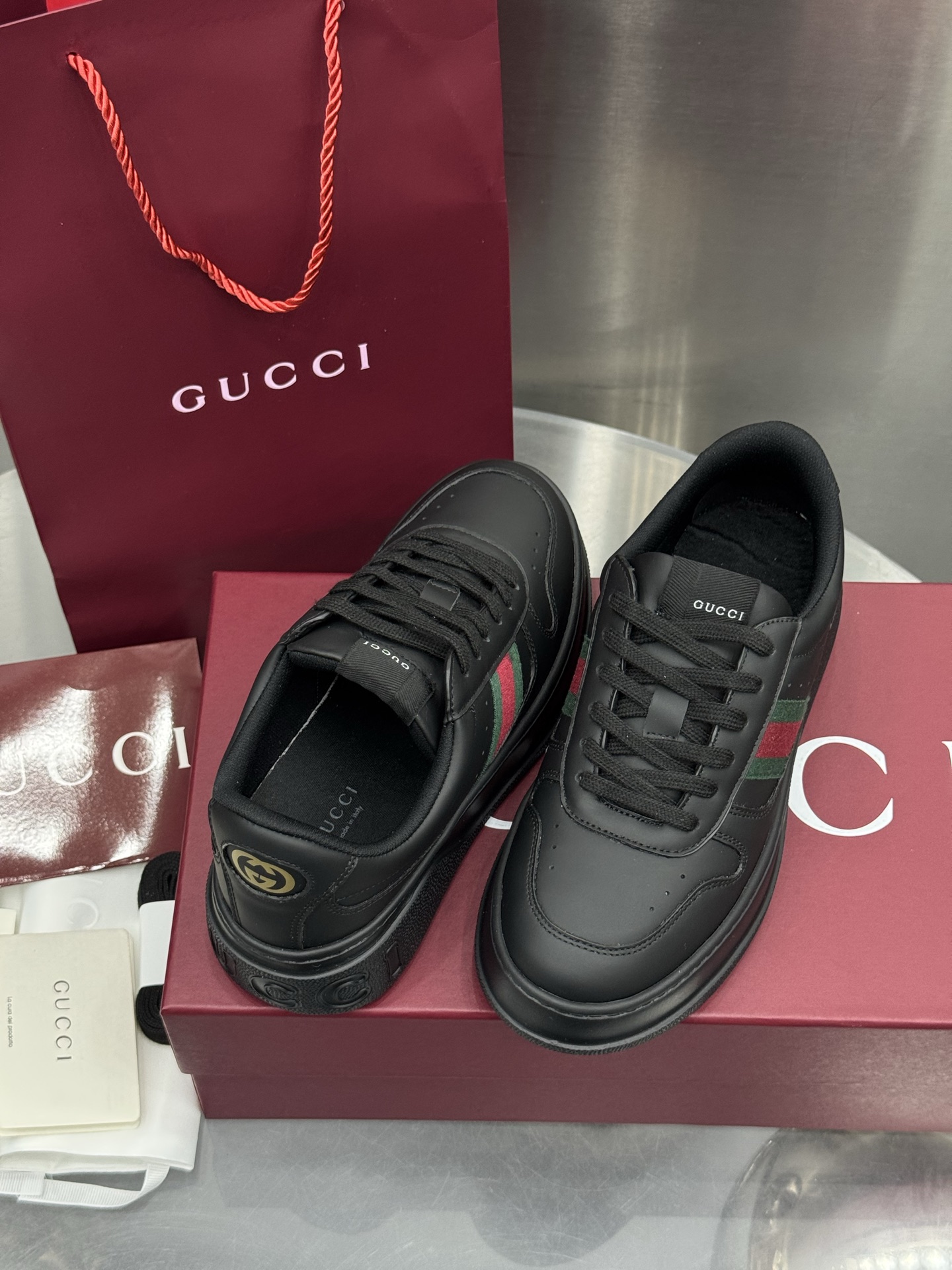 Gucci Retro Sneakers 2025 - Unisex Design, Runway Style, Premium Leather 6 i1760208464068 5498 0 3
