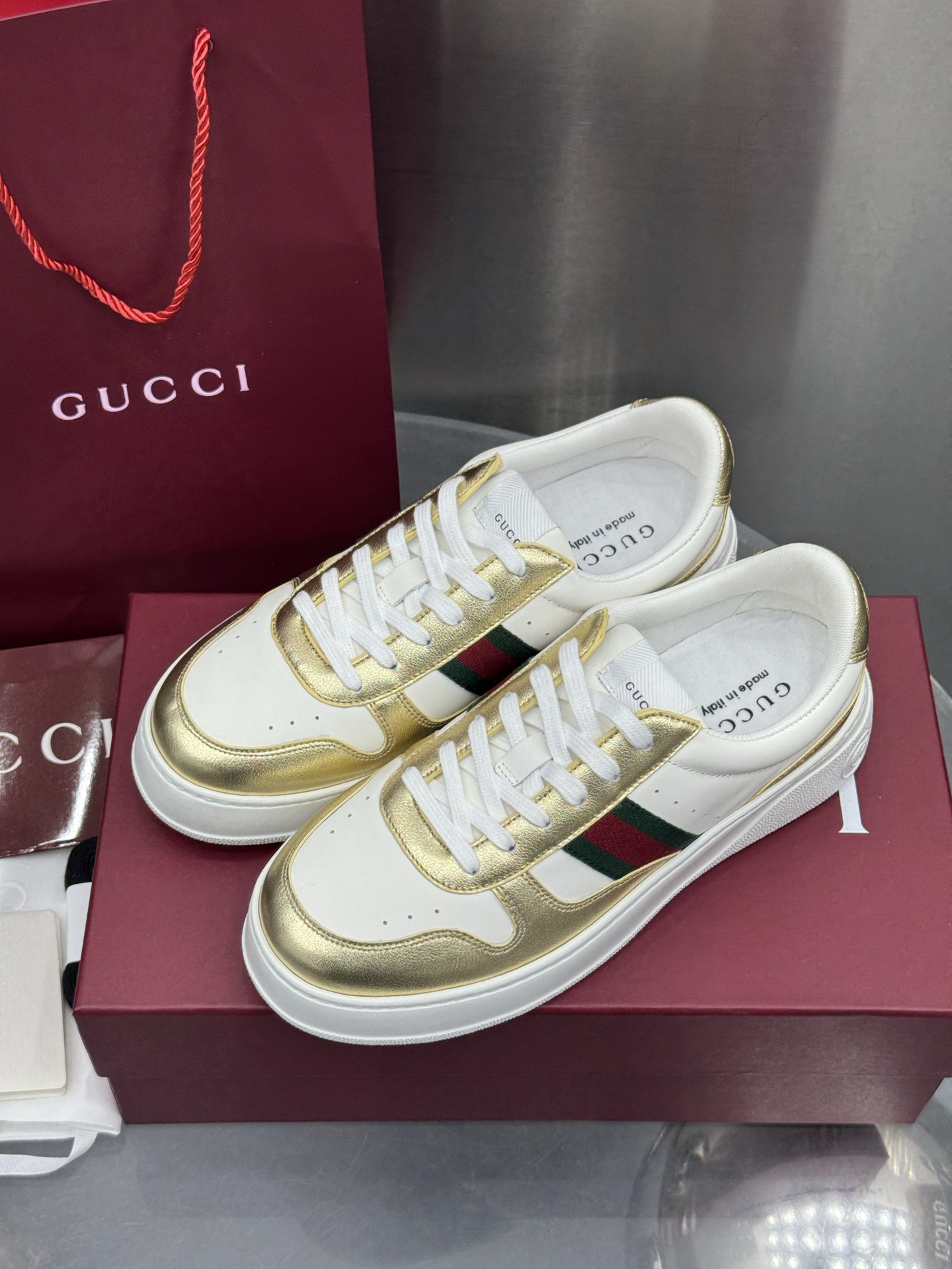 Gucci Vintage Sneakers 2025 - Luxury Retro Style, Unisex Design, Thick Sole 3 i1760208503169 4898 0 1