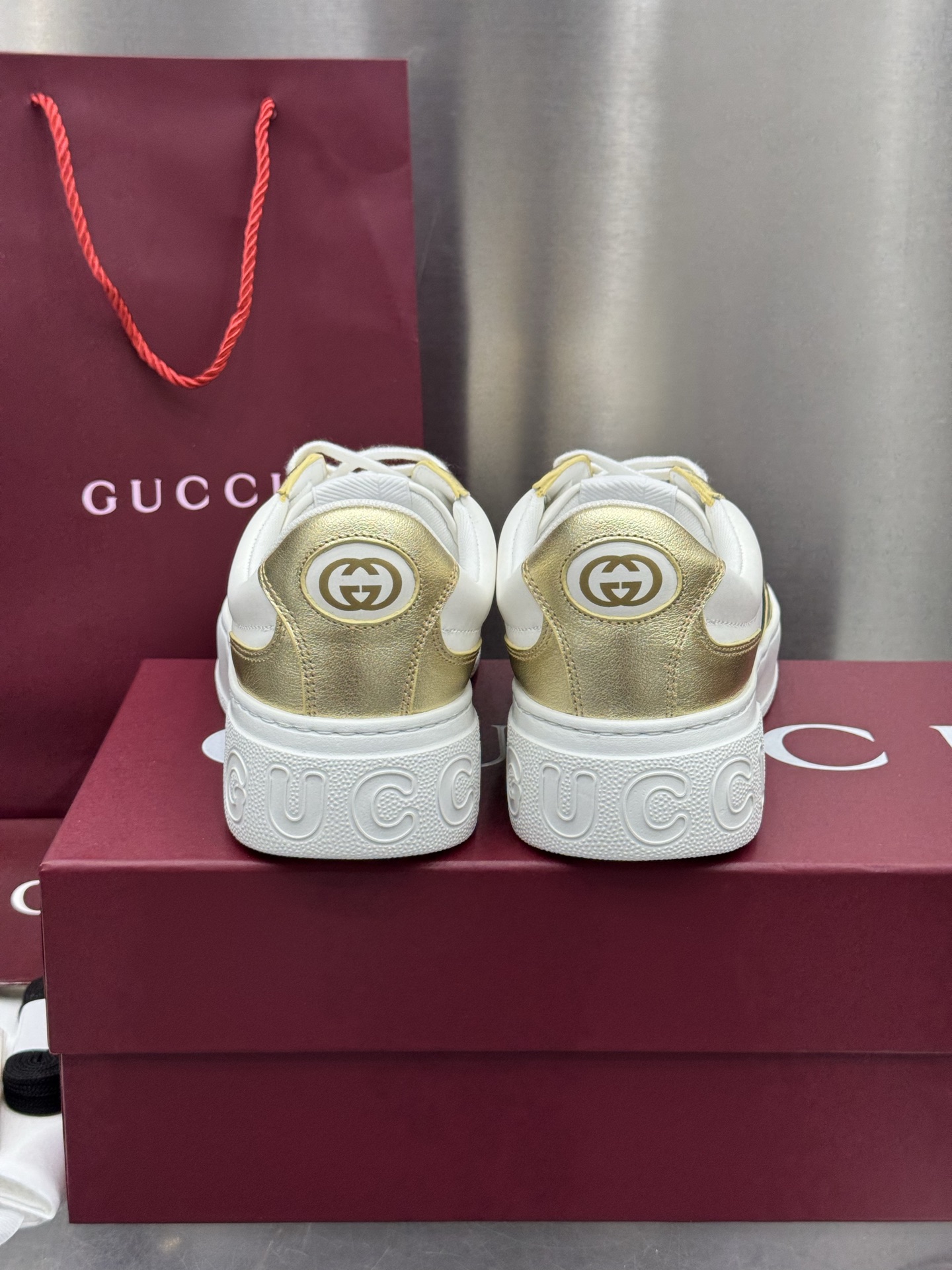 Gucci Vintage Sneakers 2025 - Luxury Retro Style, Unisex Design, Thick Sole 8 i1760208503170 2858 0 8