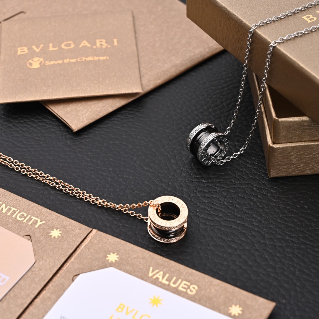 BVLOARI宝格丽 小蛮腰带钻吊坠项链  颜色合集图