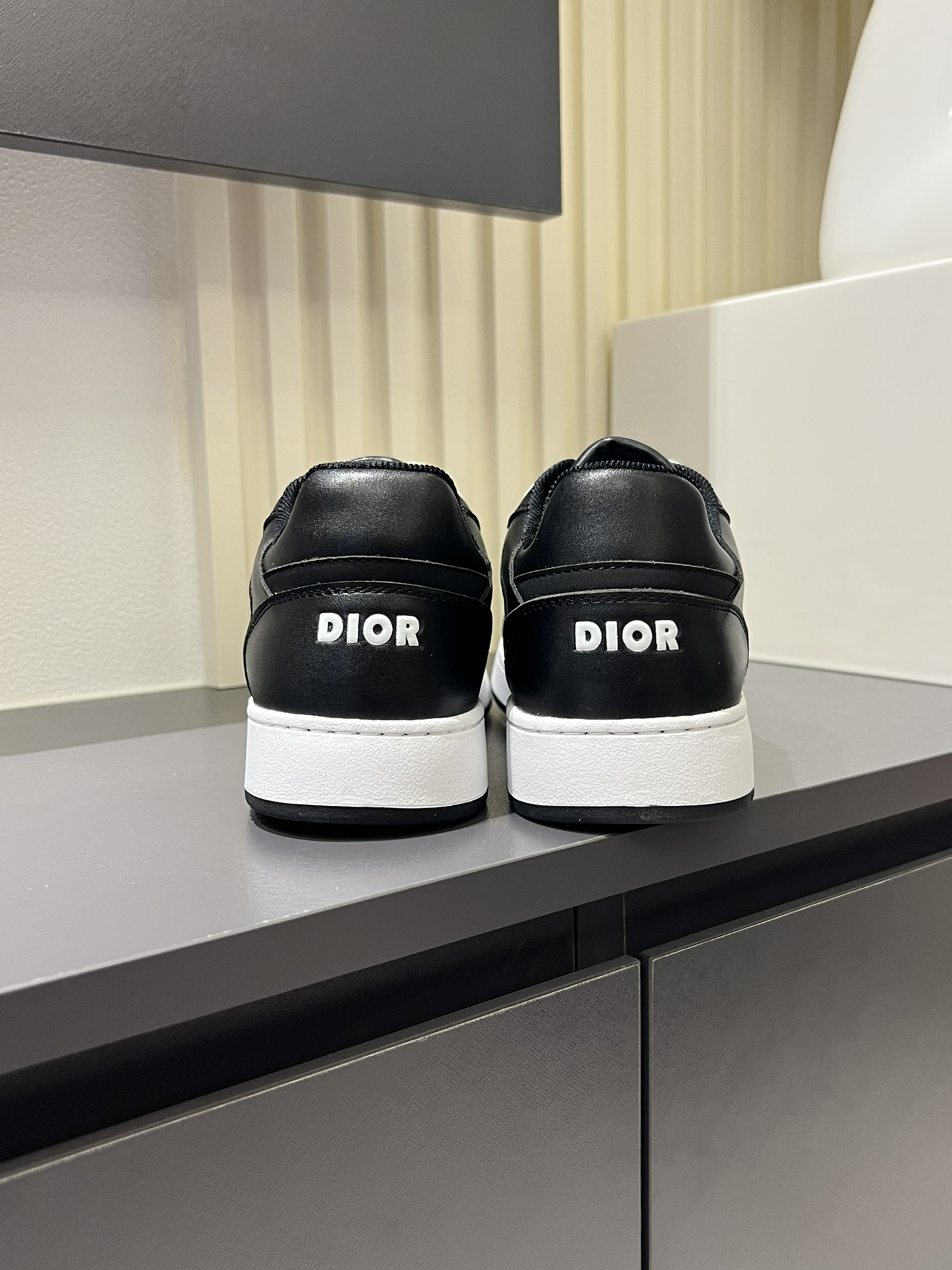 Dior B27 High-Top Sneakers Black Leather Oblique Jacquard, Men Size 38-44 10 i1717490751 7620 7