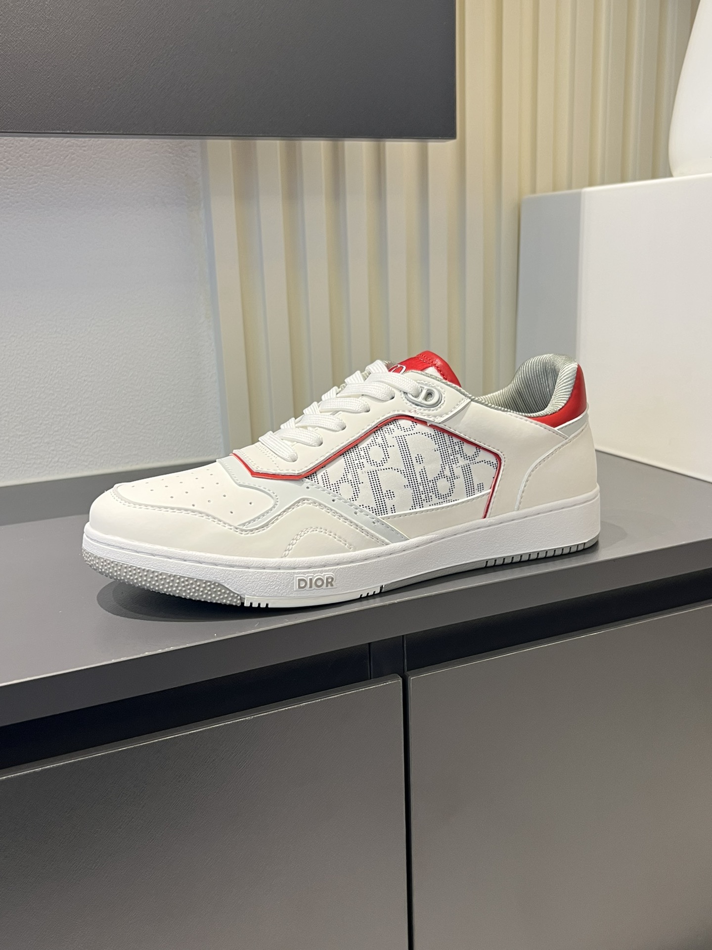 Dior B27 Low-Top Sneakers White Leather Oblique Jacquard, Men's Size 38-44 5 i1717491693 2210 1