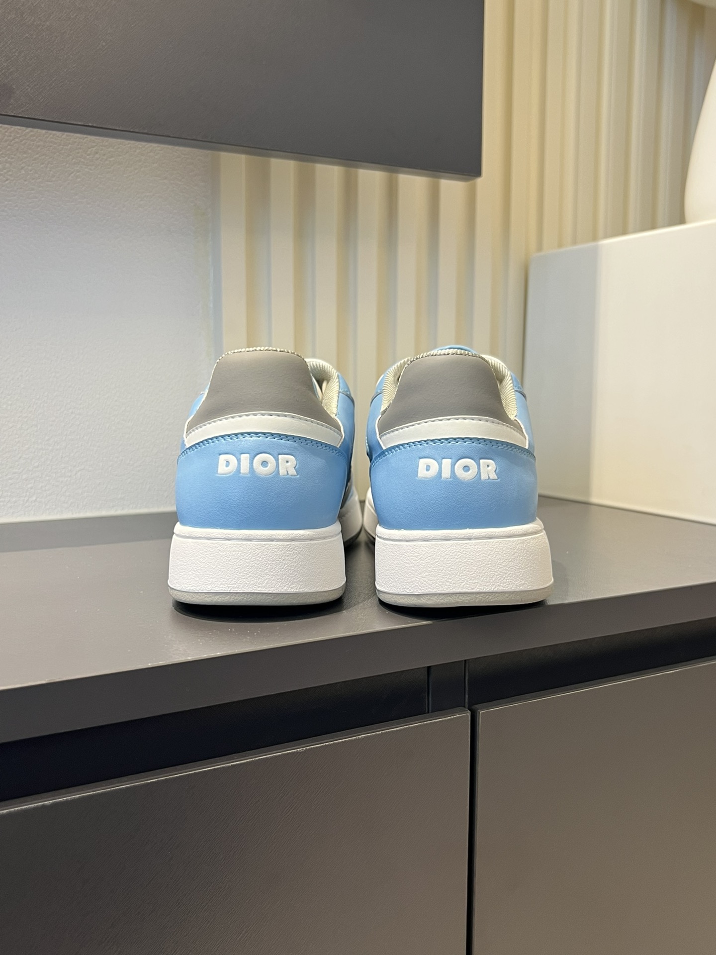 Dior B27 Light Blue Oblique Sneakers Low-Top Casual Shoes Unisex 10 i1717492110 2045 0