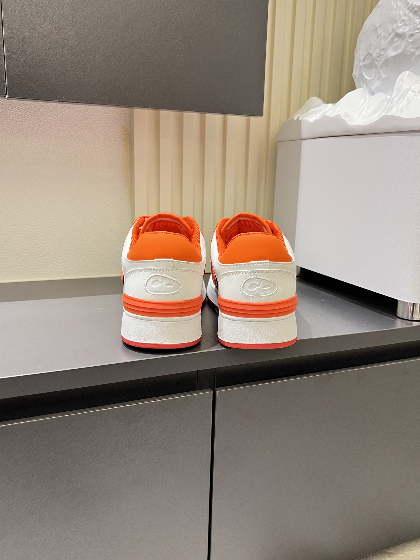 Dior B27 High-Top Sneakers White and Orange Leather Casual Shoes 10 i1745833008700 3089 0 5