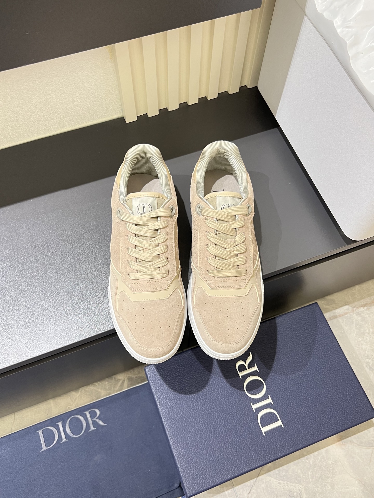 Dior B27 Low-Top Sneakers Beige - Stylish and Comfortable Casual Shoes 2 i1745833525409 5493 0 4