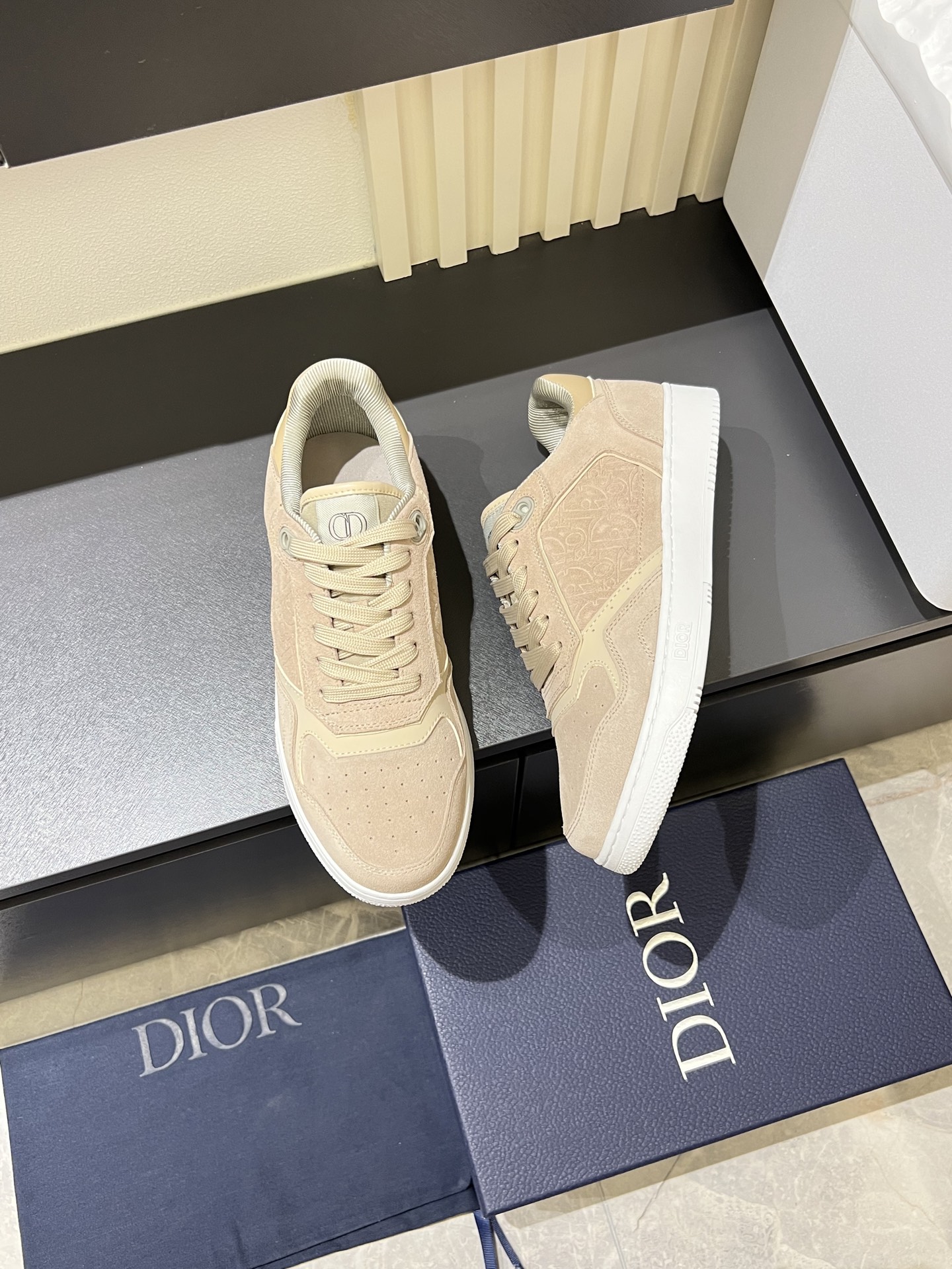 Dior B27 Low-Top Sneakers Beige - Stylish and Comfortable Casual Shoes 5 i1745833525509 6335 0 5