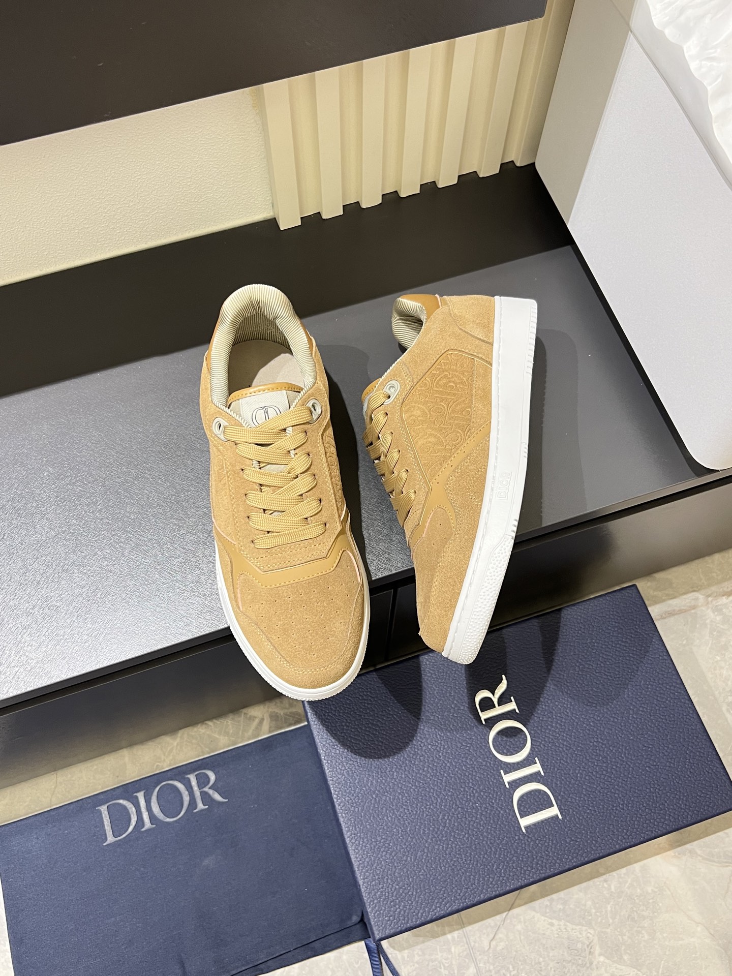 Dior B27 Beige Suede Low-Top Sneakers Casual Shoes 5 i1745833575114 3107 0 5