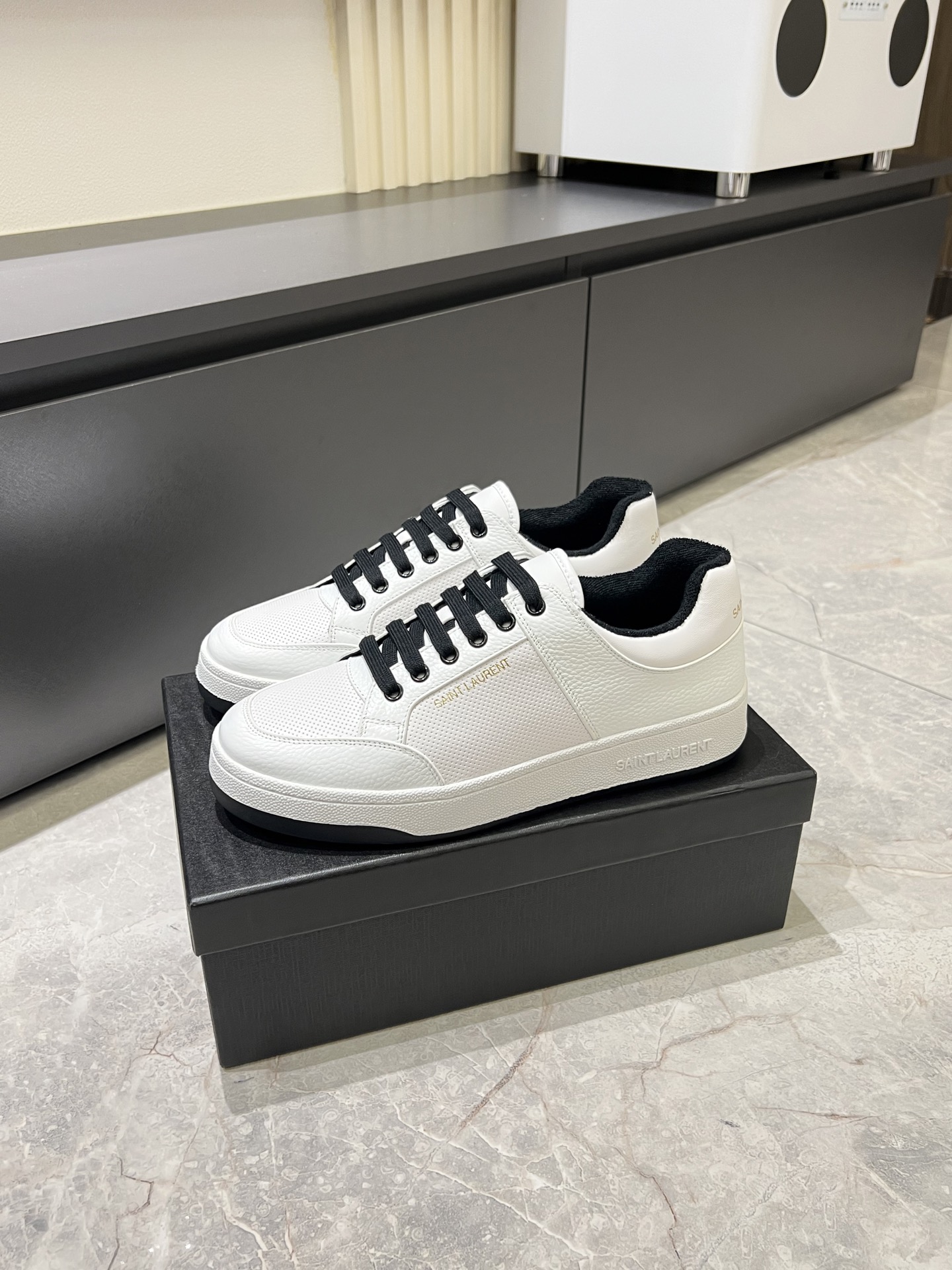 Saint Laurent White Leather Court Classic Sneakers Size 38-44 4 i1751038103503 6866 0 1