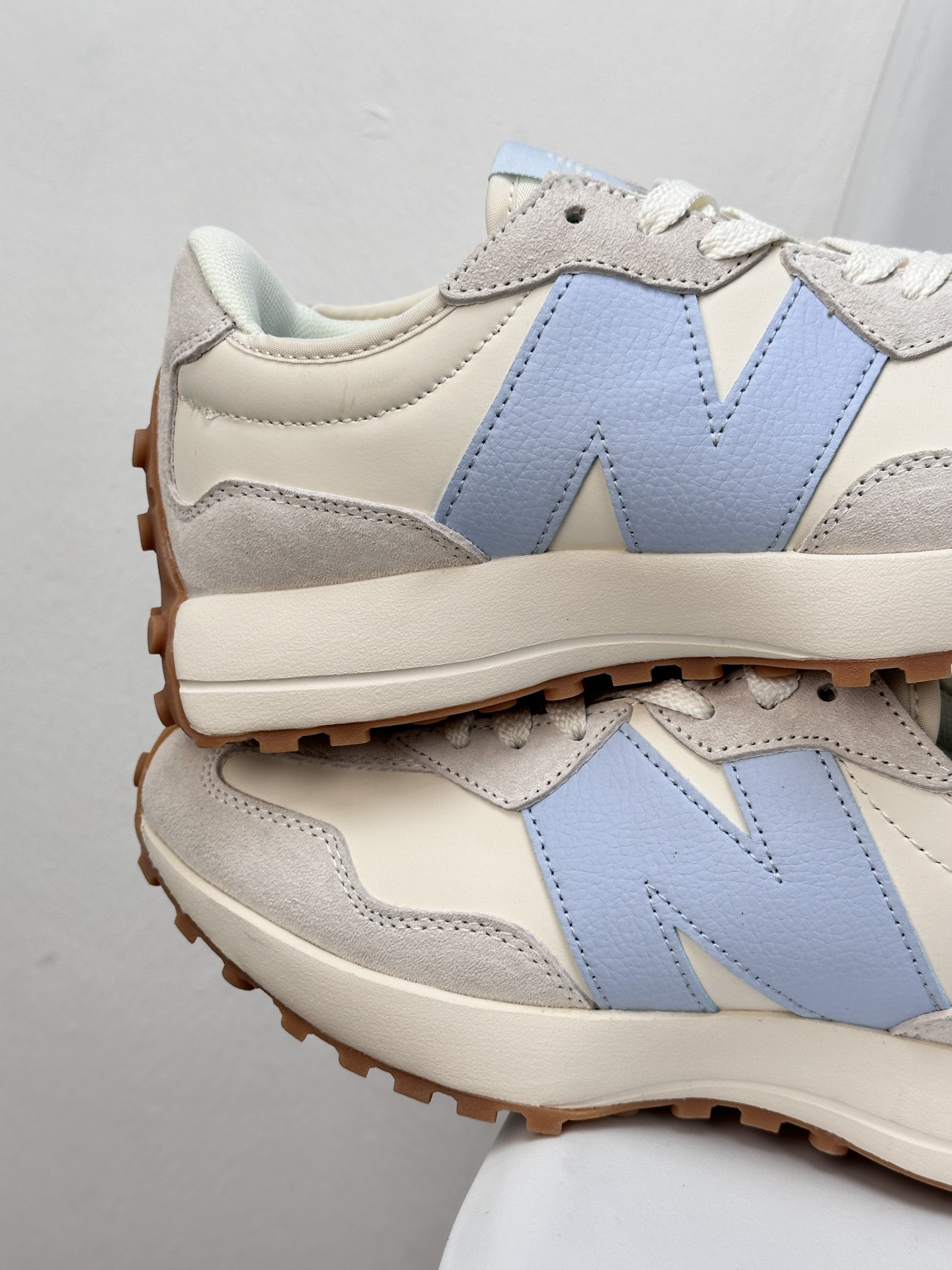 New Balance 327 Retro Sneakers - Leather, Suede, and EVA Midsole (MS327OT) 4 i1734676262 1827 6