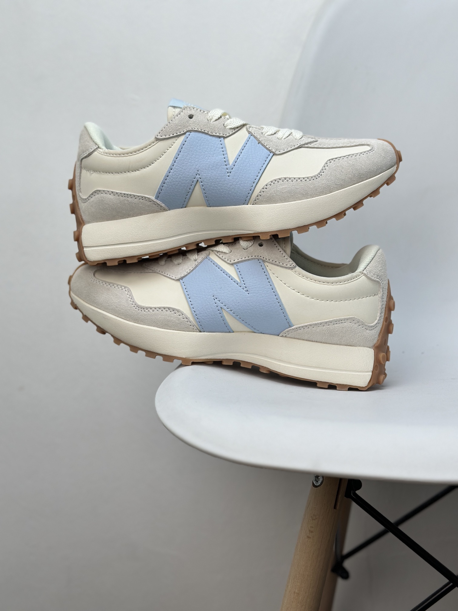 New Balance 327 Retro Sneakers - Leather, Suede, and EVA Midsole (MS327OT) 3 i1734676262 3232 1