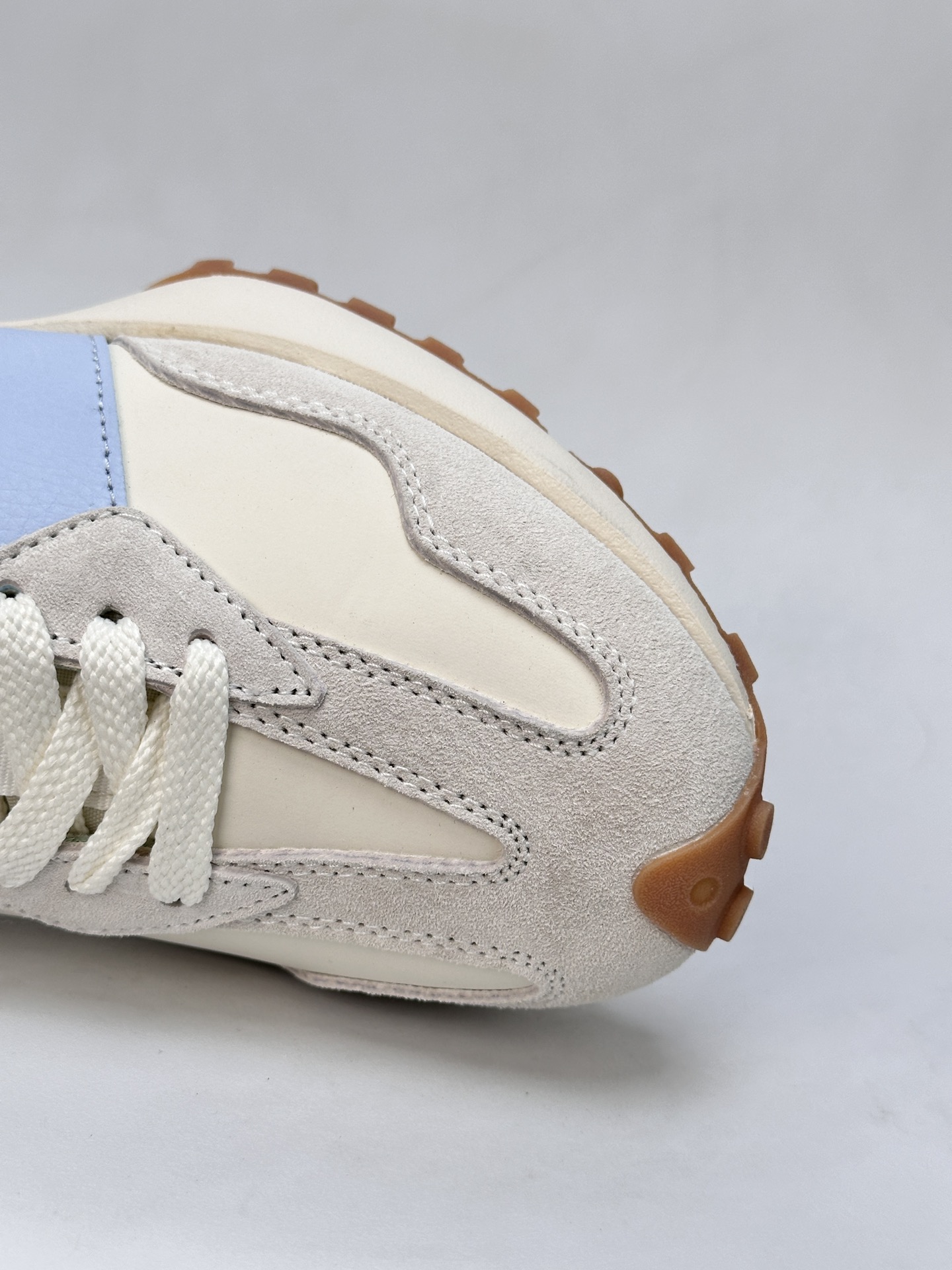 New Balance 327 Retro Sneakers - Leather, Suede, and EVA Midsole (MS327OT) 8 i1734676262 5791 2