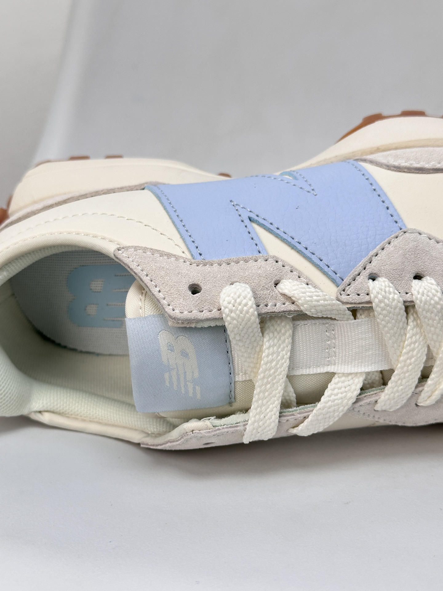 New Balance 327 Retro Sneakers - Leather, Suede, and EVA Midsole (MS327OT) 9 i1734676262 6885 0