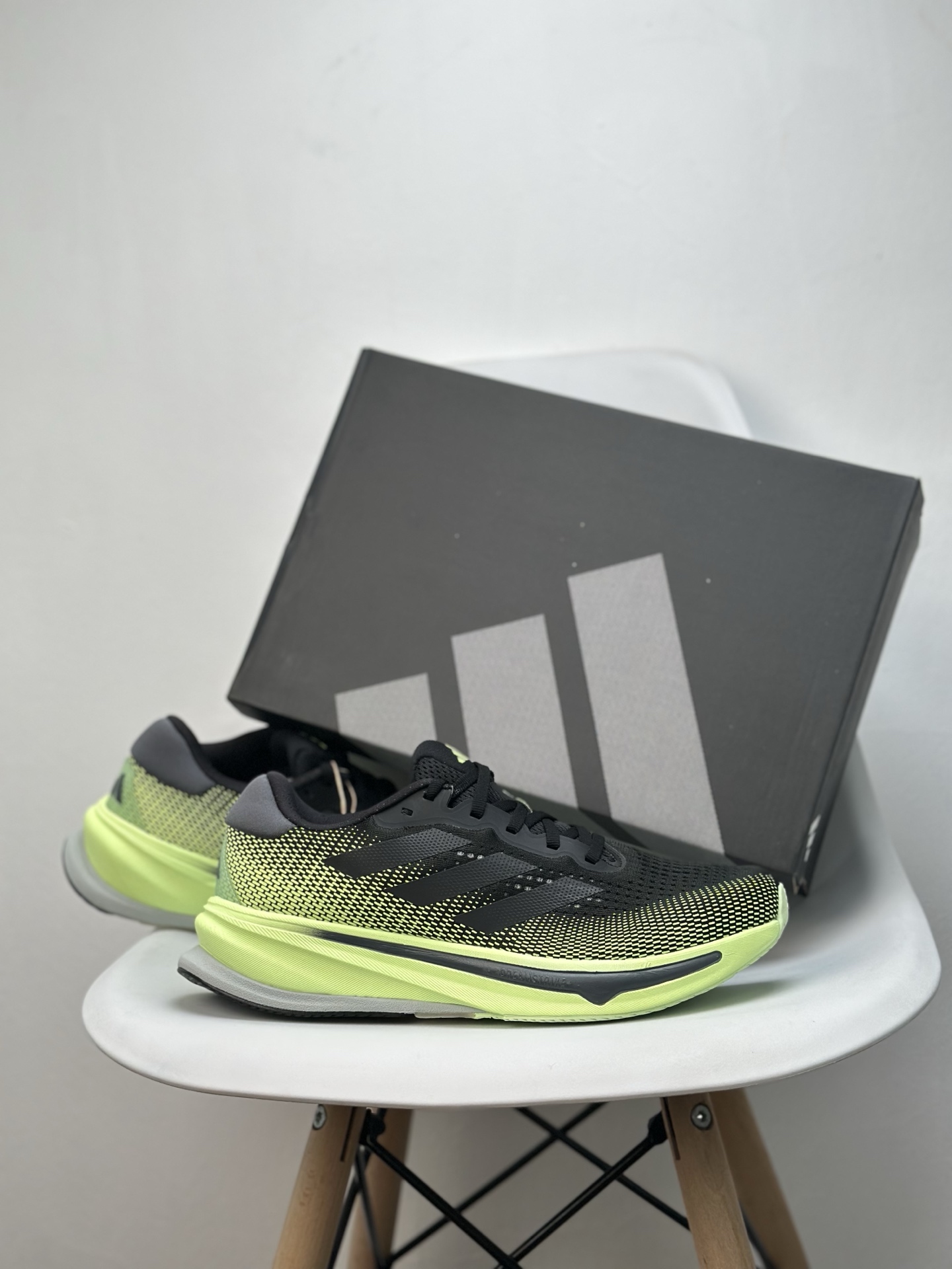 Adidas Supernova Rise M Black/Green Lightweight Running Shoes - IG5846 10 i1745220504663 3329 0 8