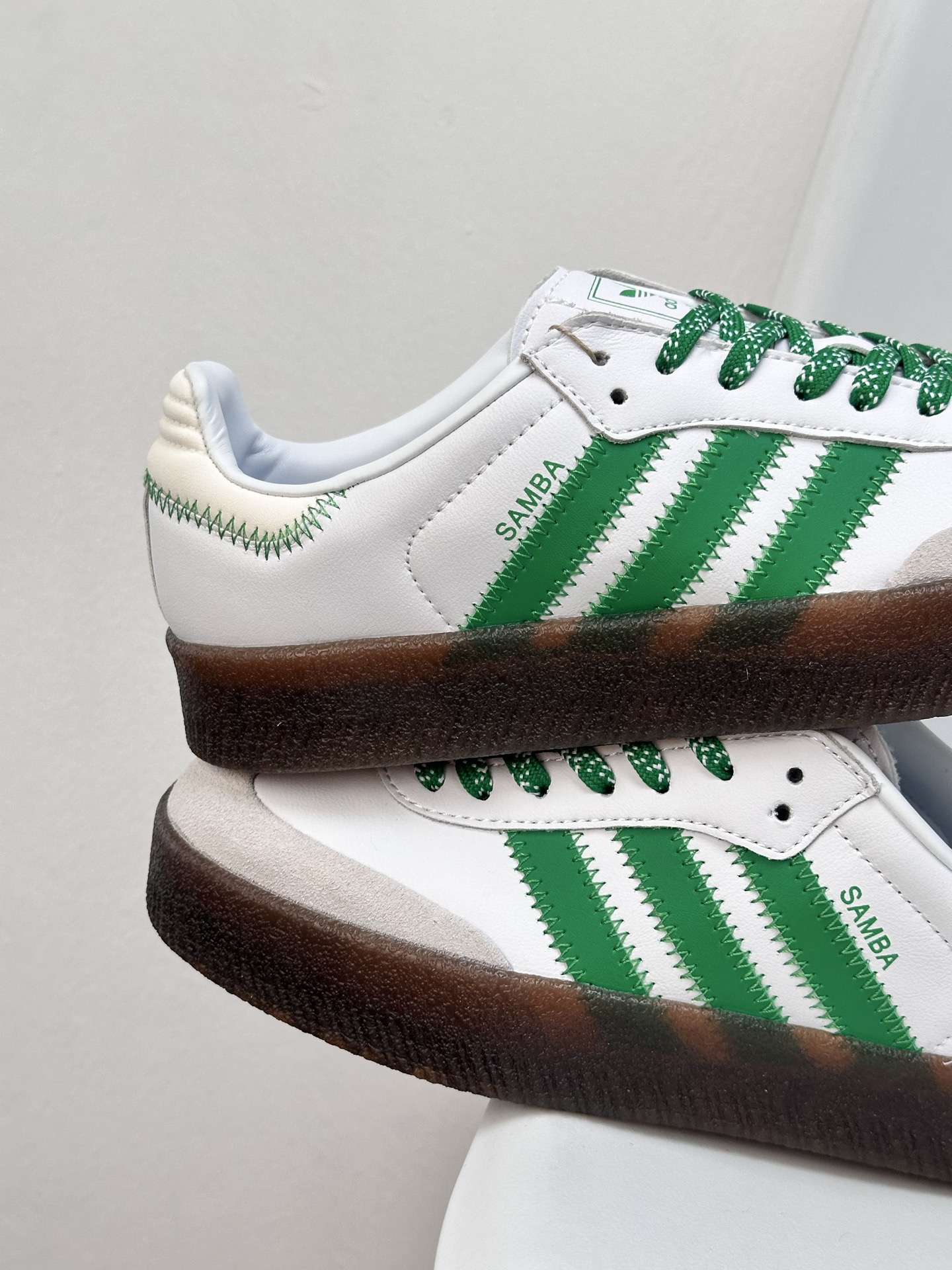 Adidas Originals Sambae "Dark Green" Thick-Soled Casual Sneakers IE9105 4 i1745395049956 3881 0 2
