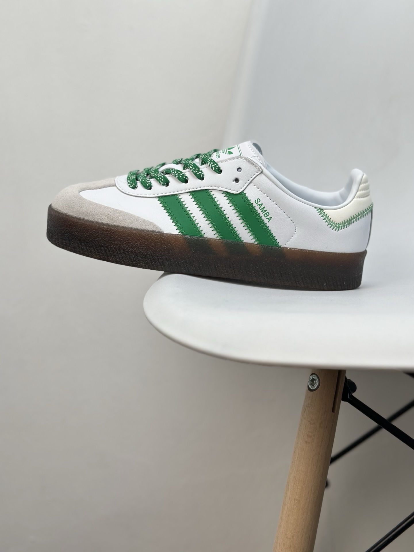 Adidas Originals Sambae "Dark Green" Thick-Soled Casual Sneakers IE9105 2 i1745395051957 1493 0 0