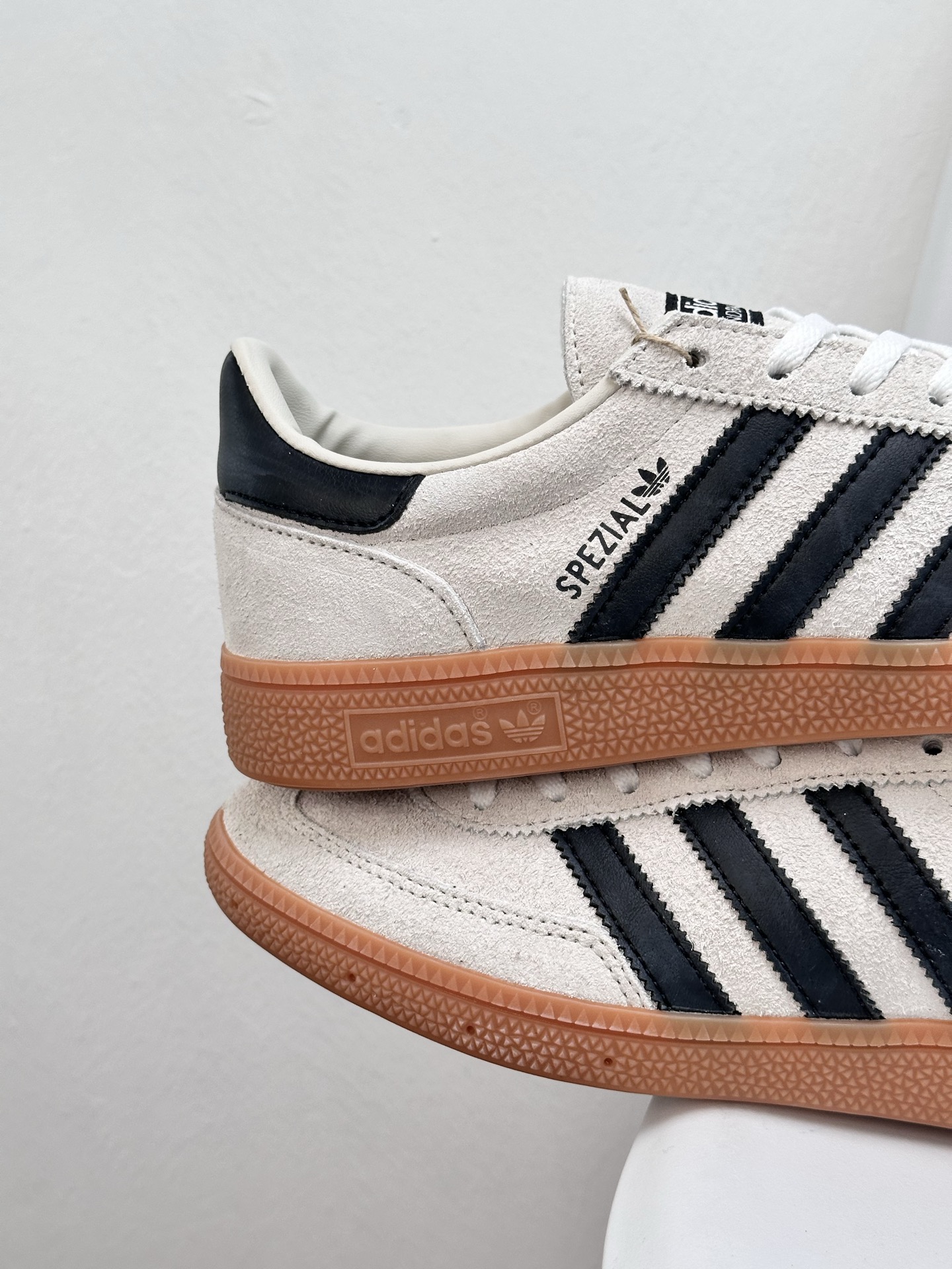 Adidas Originals Handball SPZL Suede Light Grey Black Casual Shoes 4 i1745942419045 6148 0 2