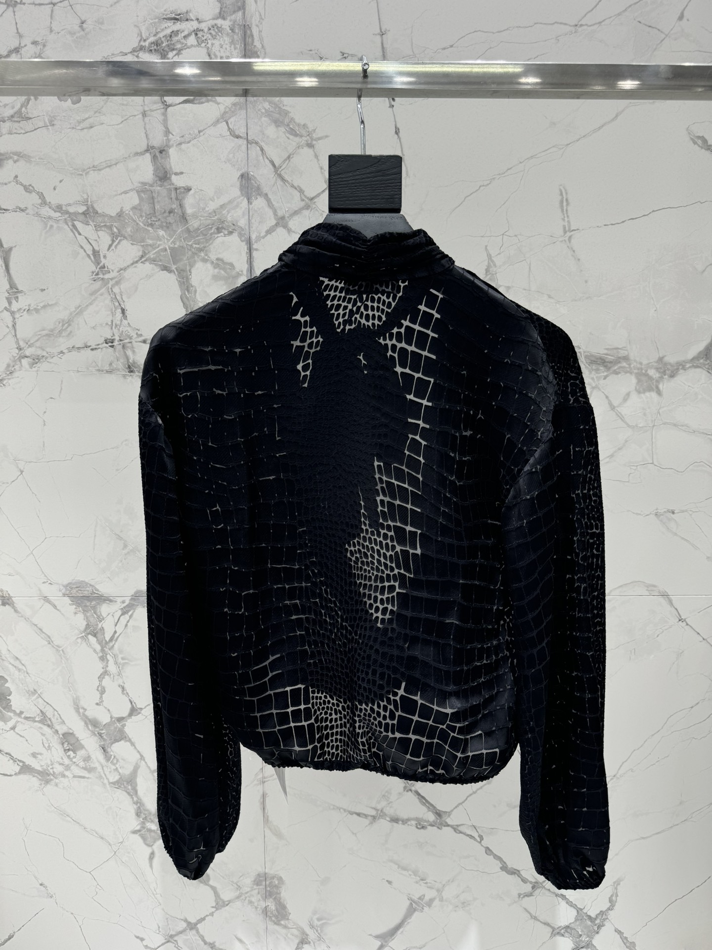 Yves Saint Laurent Leopard Print Tie-Up Jacquard Top - New 2025 Collection 9 i1739089315 5608 7