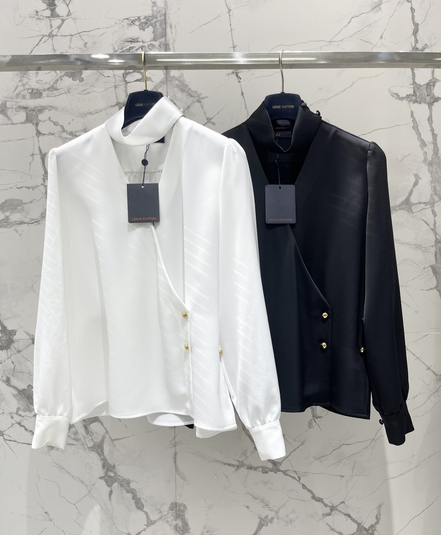 Louis Vuitton Draped Front Blouse