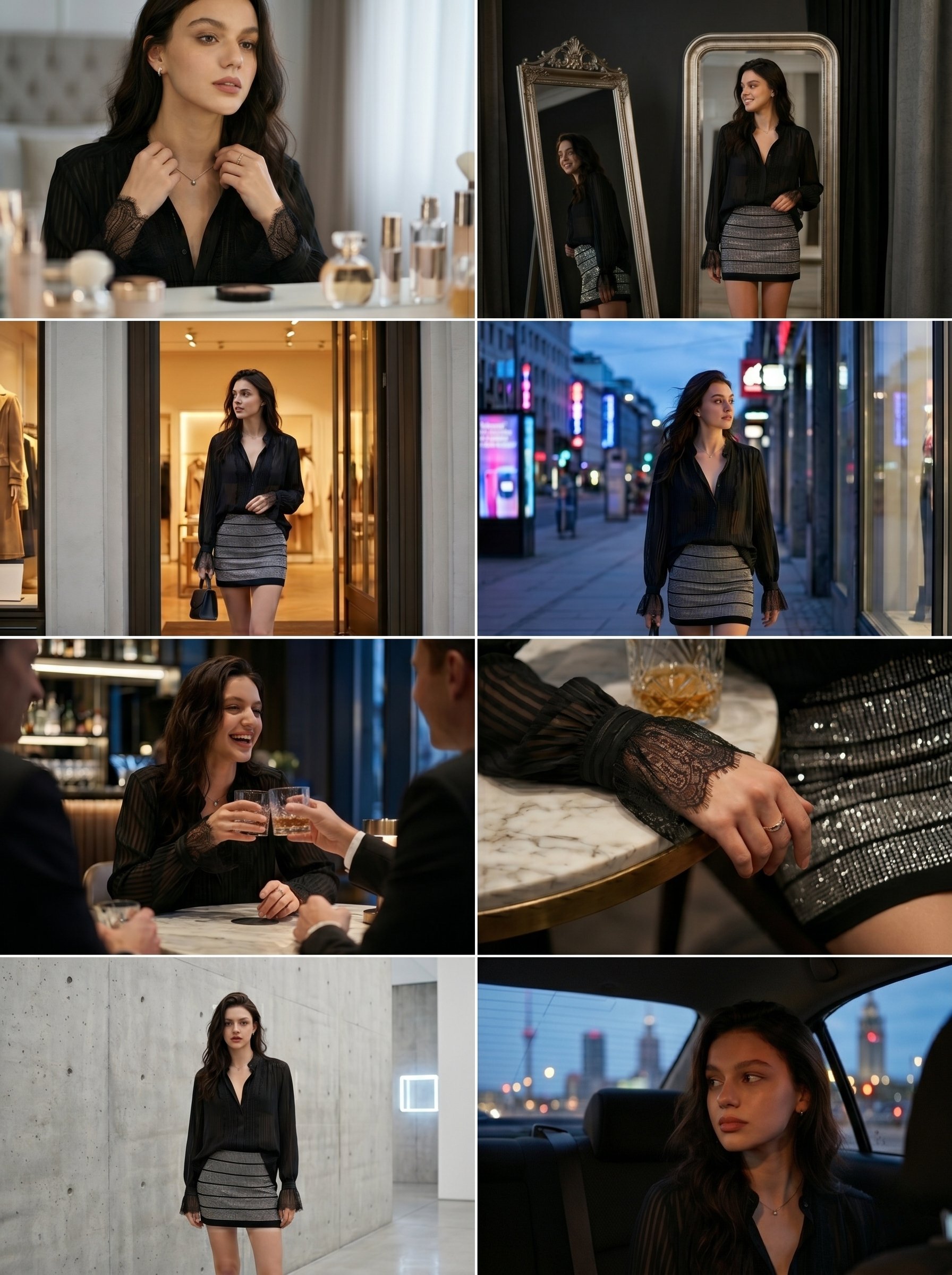 NO:943028,model picture, saint laurent-clothing, saint laurent,19860909模特图,圣罗兰-服装,saint laurent,,Women's clothing