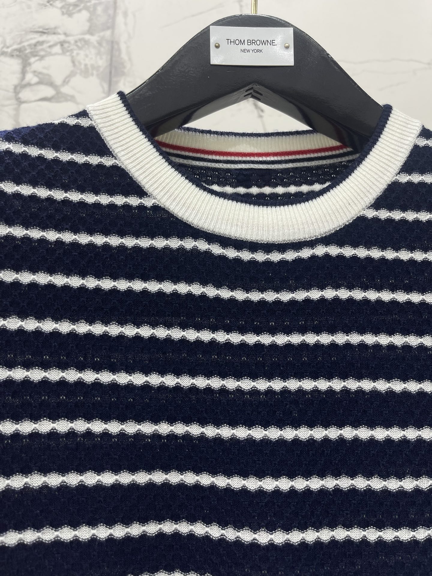 Женская полосатая футболка Thom Browne