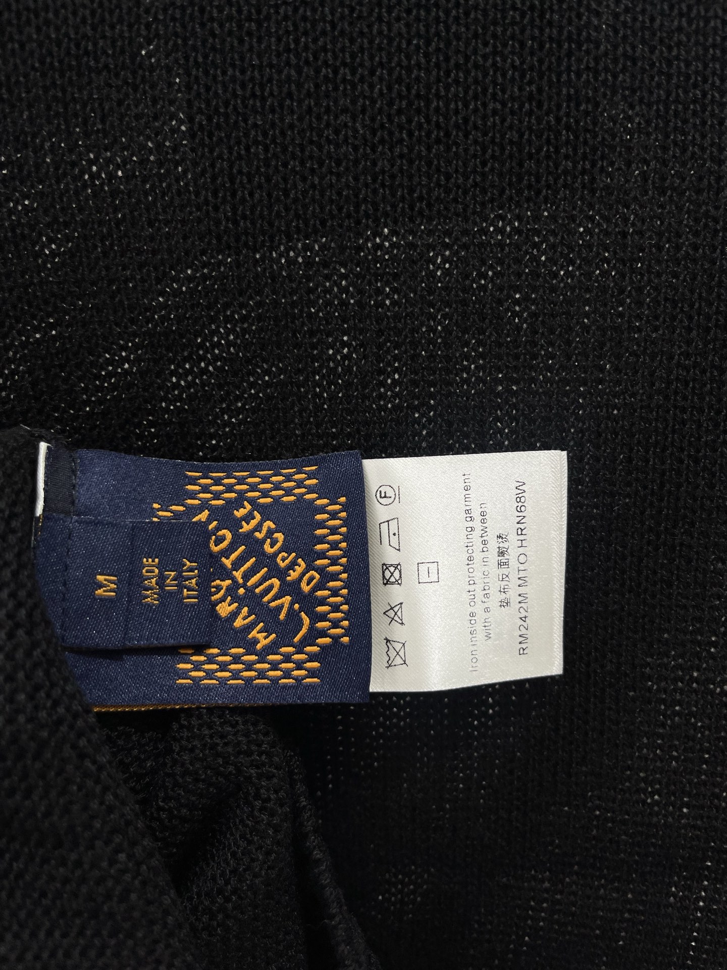 Louis Vuitton Hollow Lace Tassel Knit Short Sleeve