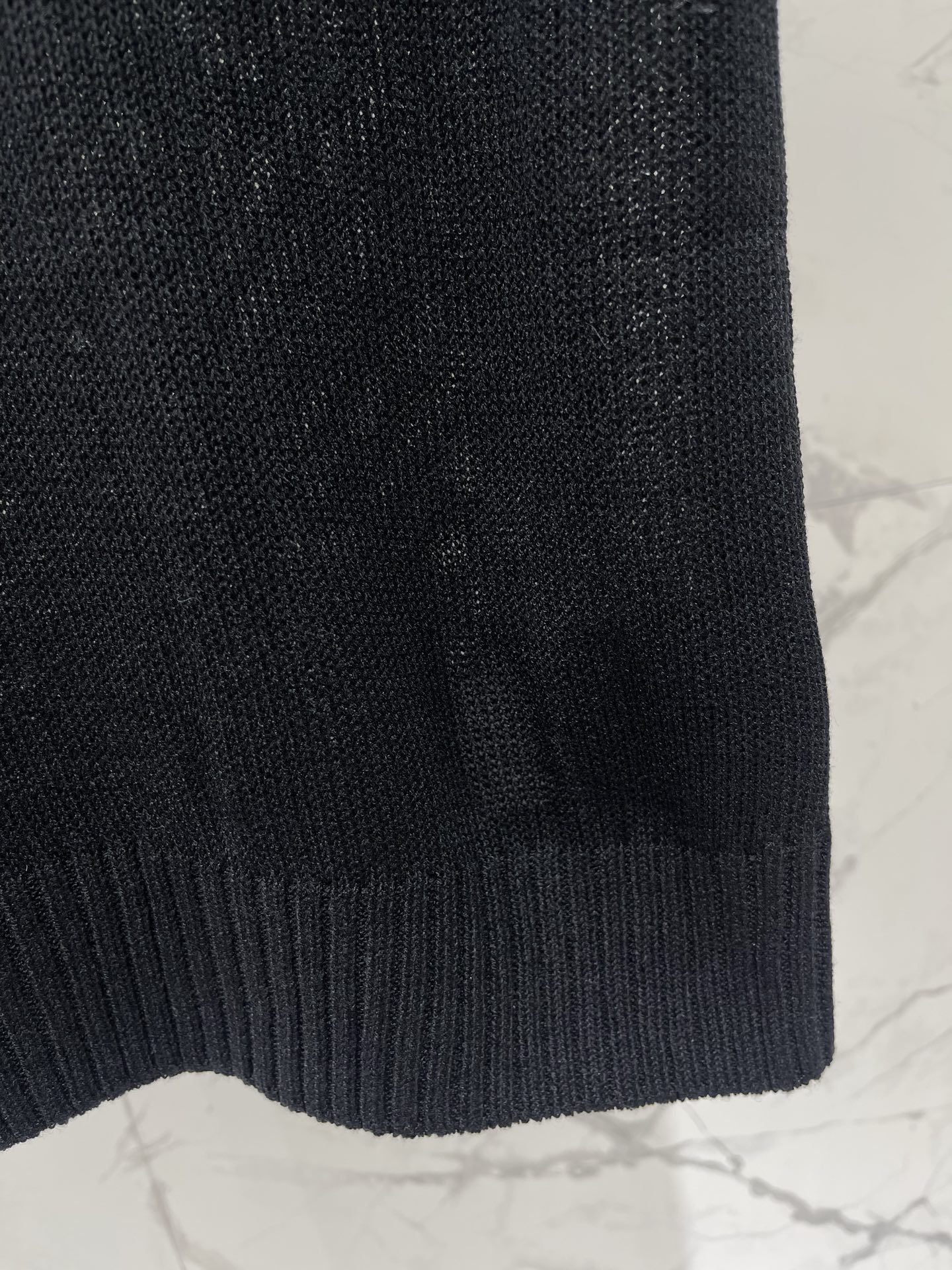 Louis Vuitton Hollow Lace Tassel Knit Short Sleeve