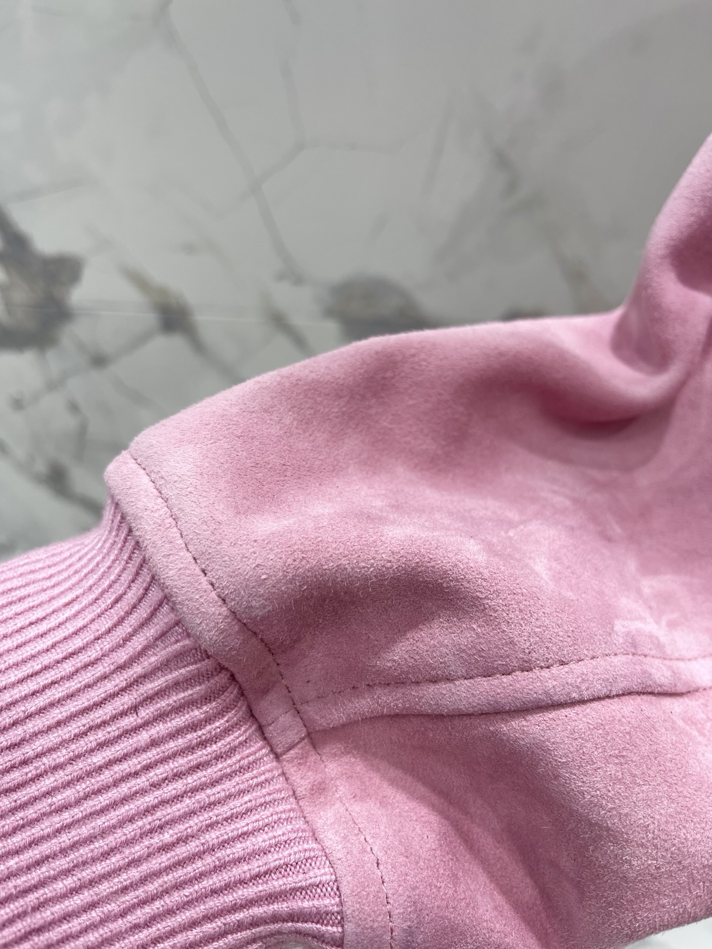 CHANEL Pink Four Pocket Bomber Jacket