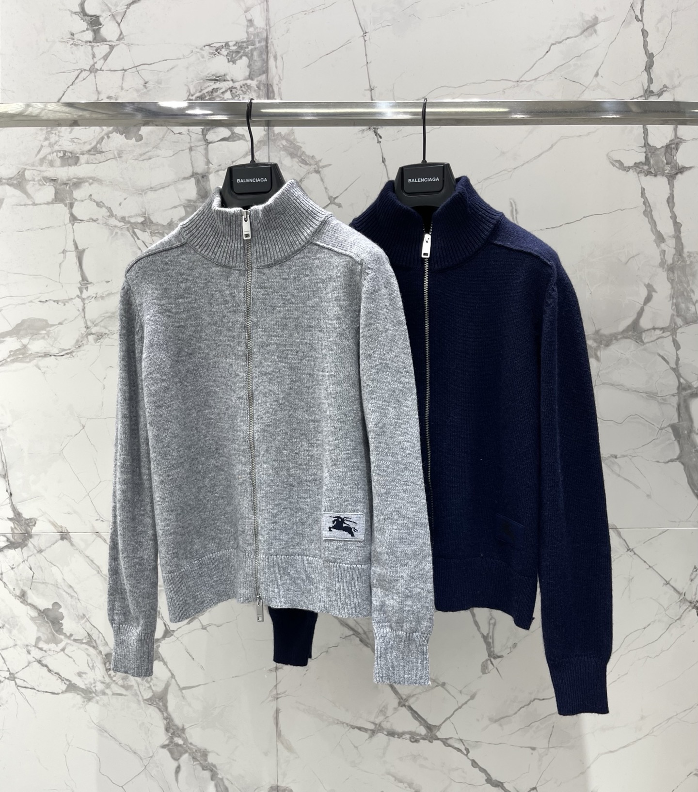 Burberry Zip Knit Cardigan