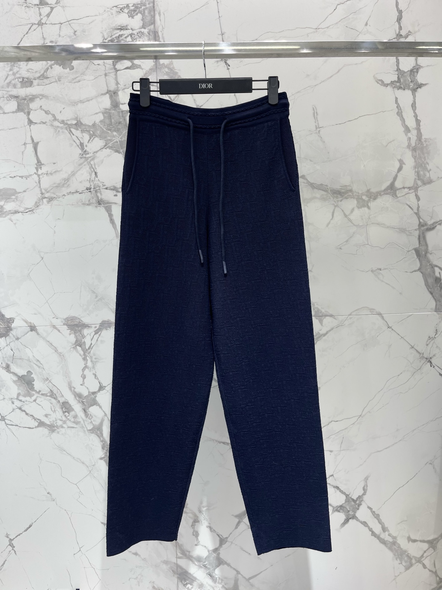 Dior Navy Drawstring Pants