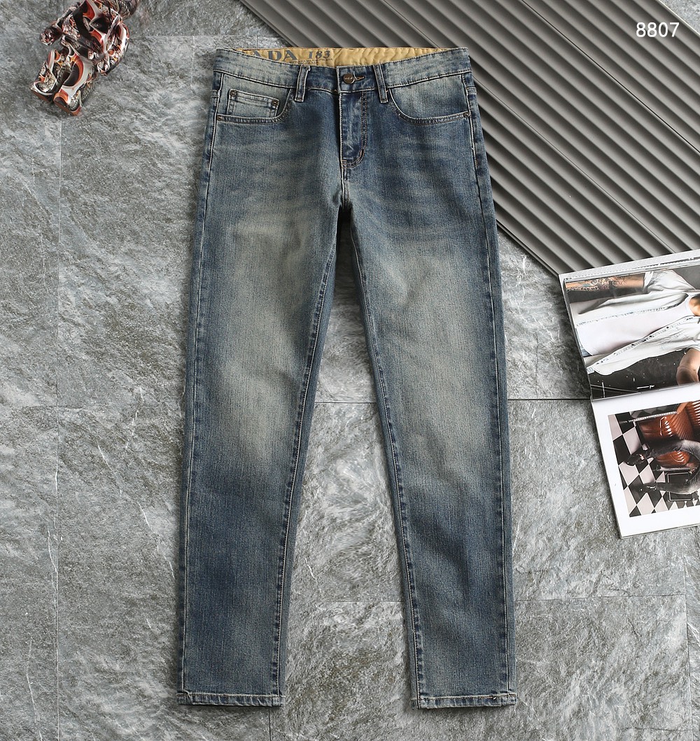 🔥🔥 AM jeans nuevos de otoño e invierno, estilo recto pequeño, número de modelo: 8807#, tallas: 29-40