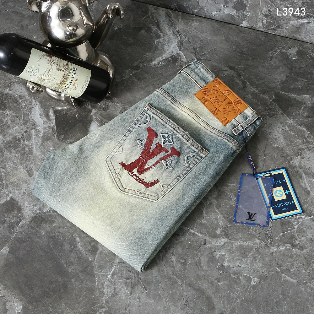P120 Jeans nuevos de primavera/verano 2026, corte recto ligeramente entallado. Número de modelo: L3943#. Tallas: 29-40.