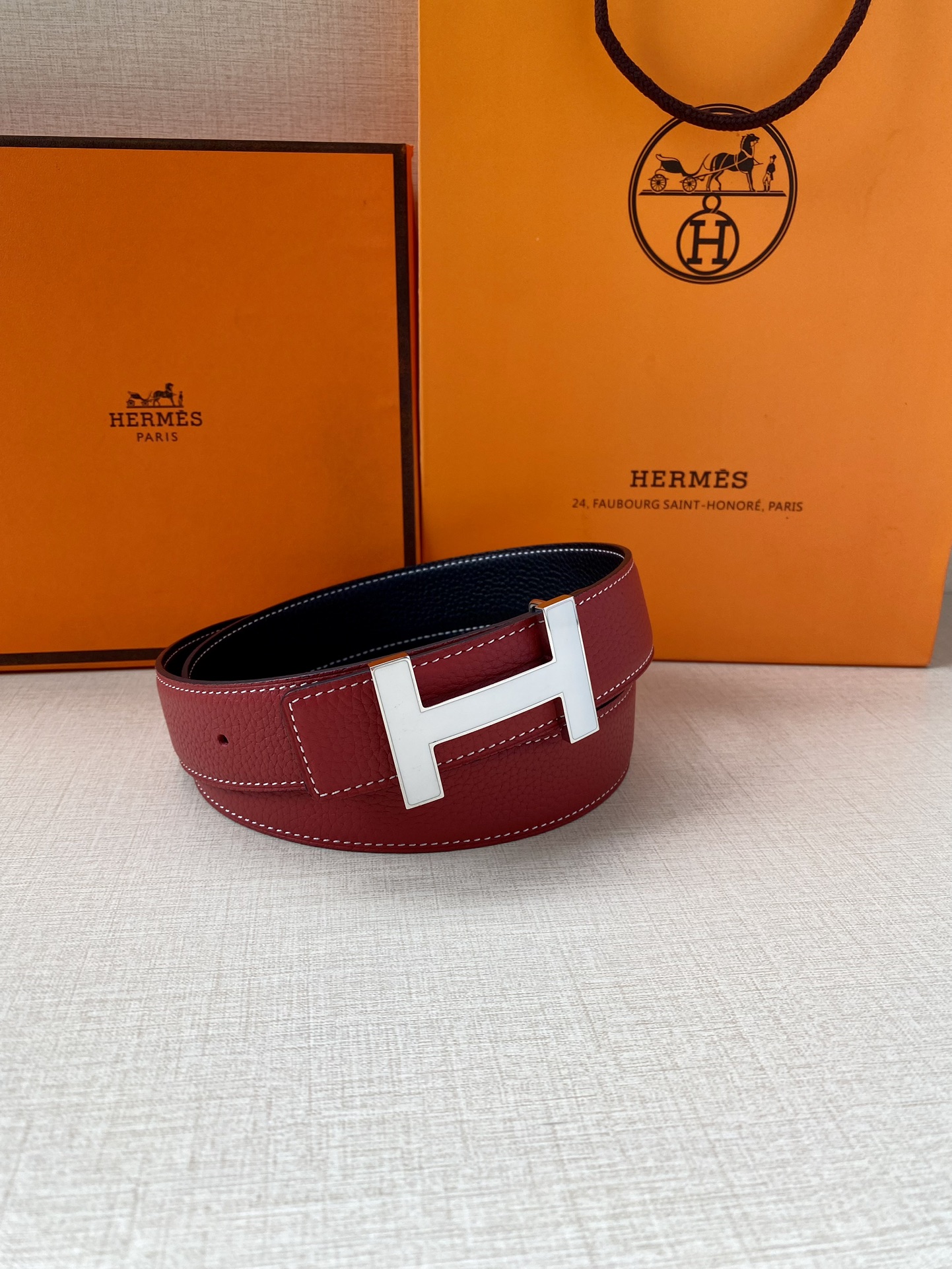 .2宽H家官网同步Hermes-CONSTANCEBELTBUCKLE&REVERSIBLELEATHE