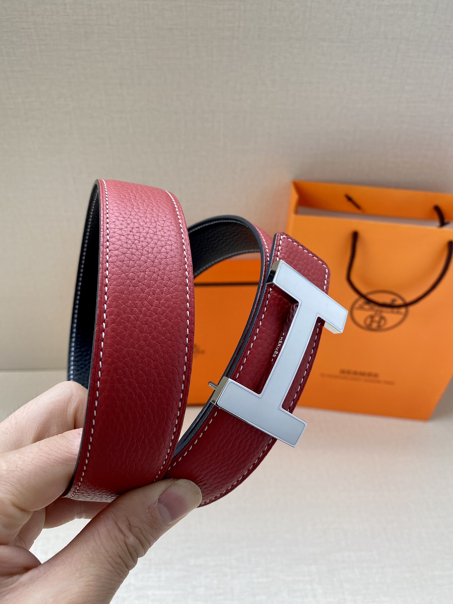 .2宽H家官网同步Hermes-CONSTANCEBELTBUCKLE&REVERSIBLELEATHE