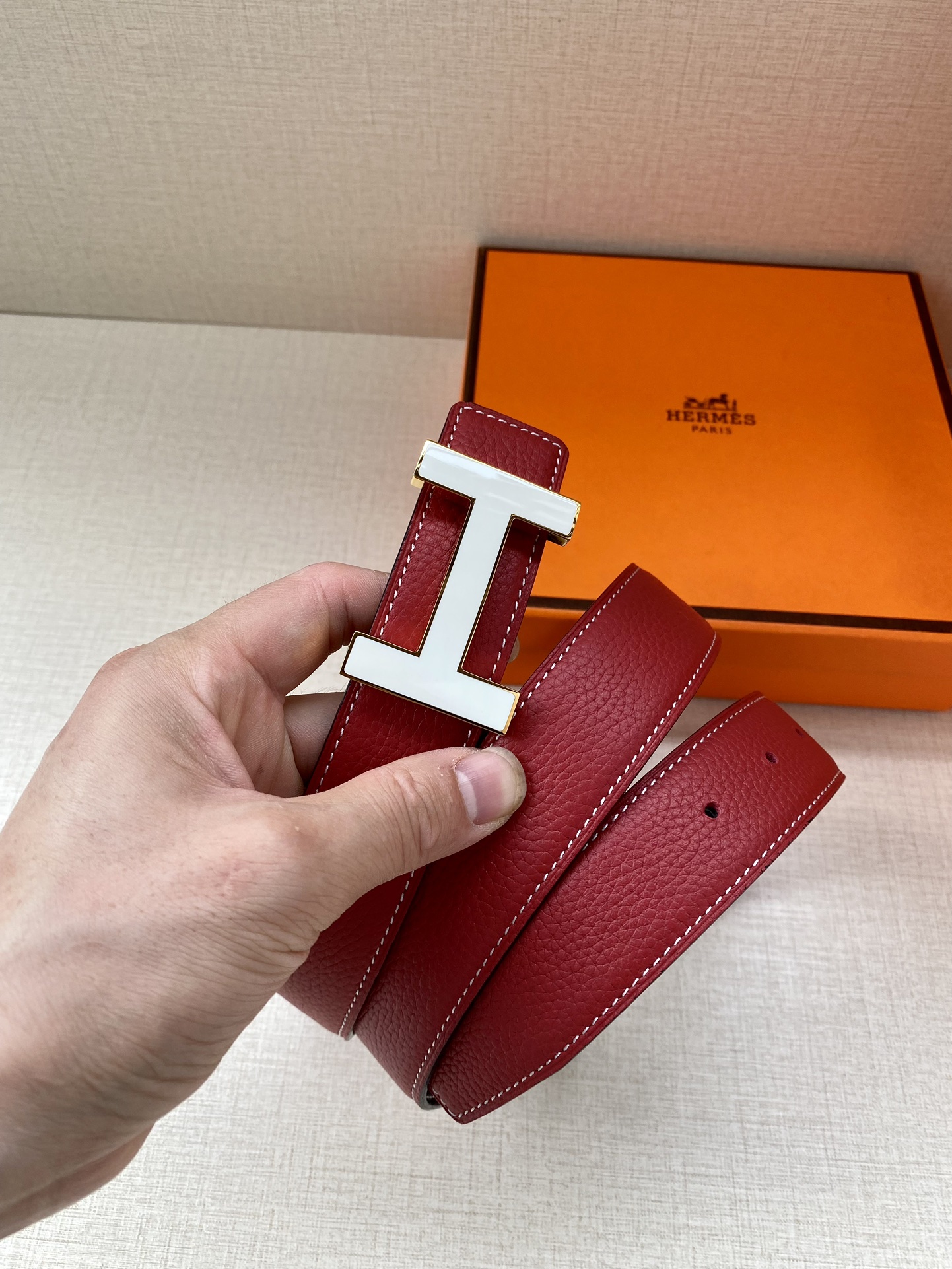 .2宽H家官网同步Hermes-CONSTANCEBELTBUCKLE&REVERSIBLELEATHE