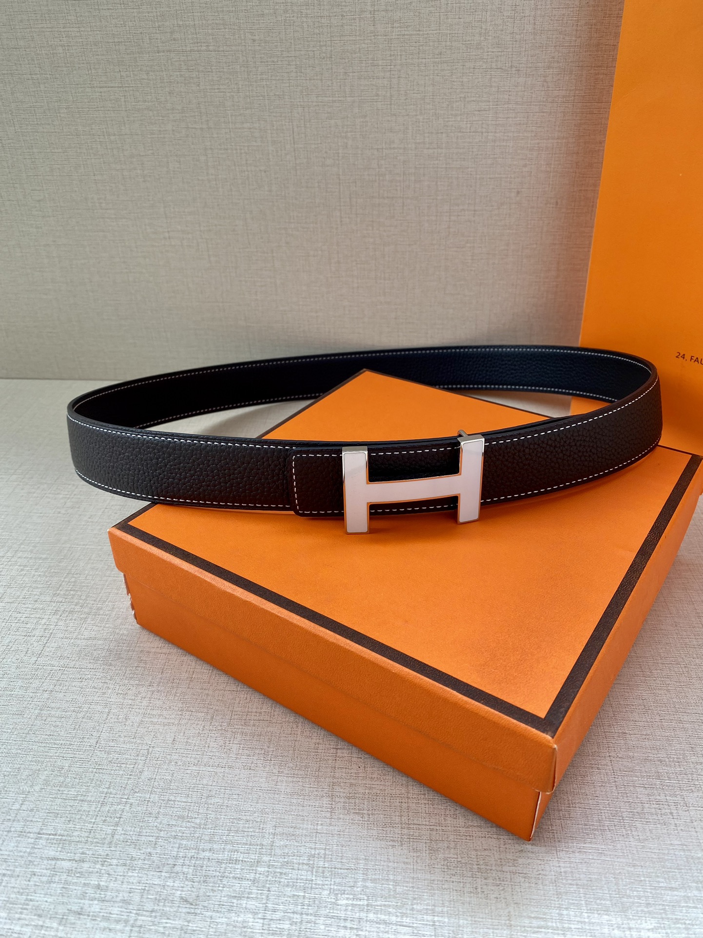 .2宽H家官网同步Hermes-CONSTANCEBELTBUCKLE&REVERSIBLELEATHE