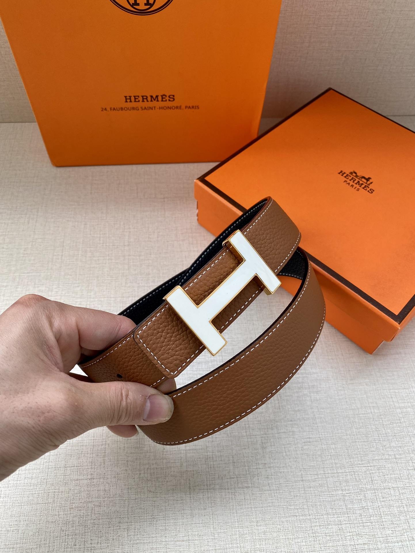 .2宽H家官网同步Hermes-CONSTANCEBELTBUCKLE&REVERSIBLELEATHE