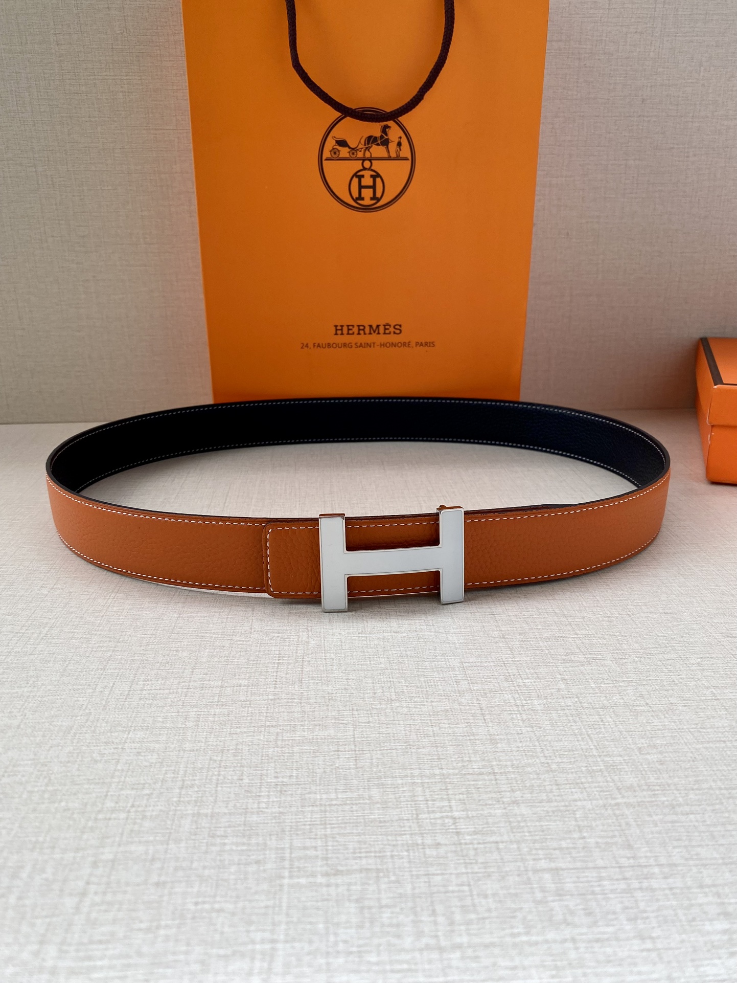 .2宽H家官网同步Hermes-CONSTANCEBELTBUCKLE&REVERSIBLELEATHE