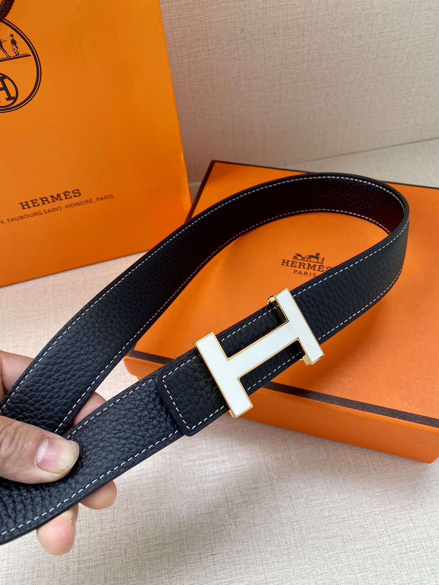 .2宽H家官网同步Hermes-CONSTANCEBELTBUCKLE&REVERSIBLELEATHE
