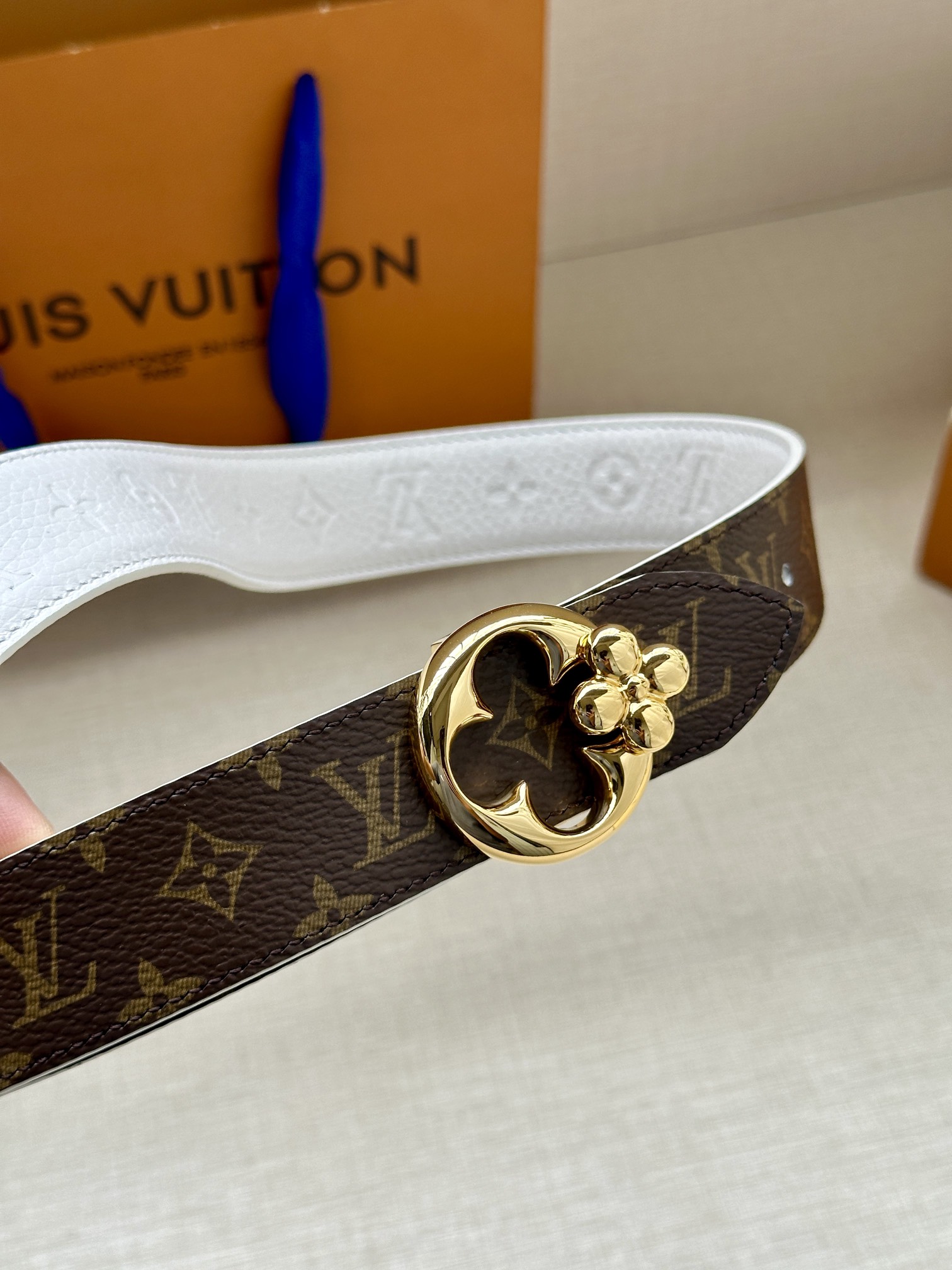 LV Style Leather Women's Belts Lookbook Reference image 2
