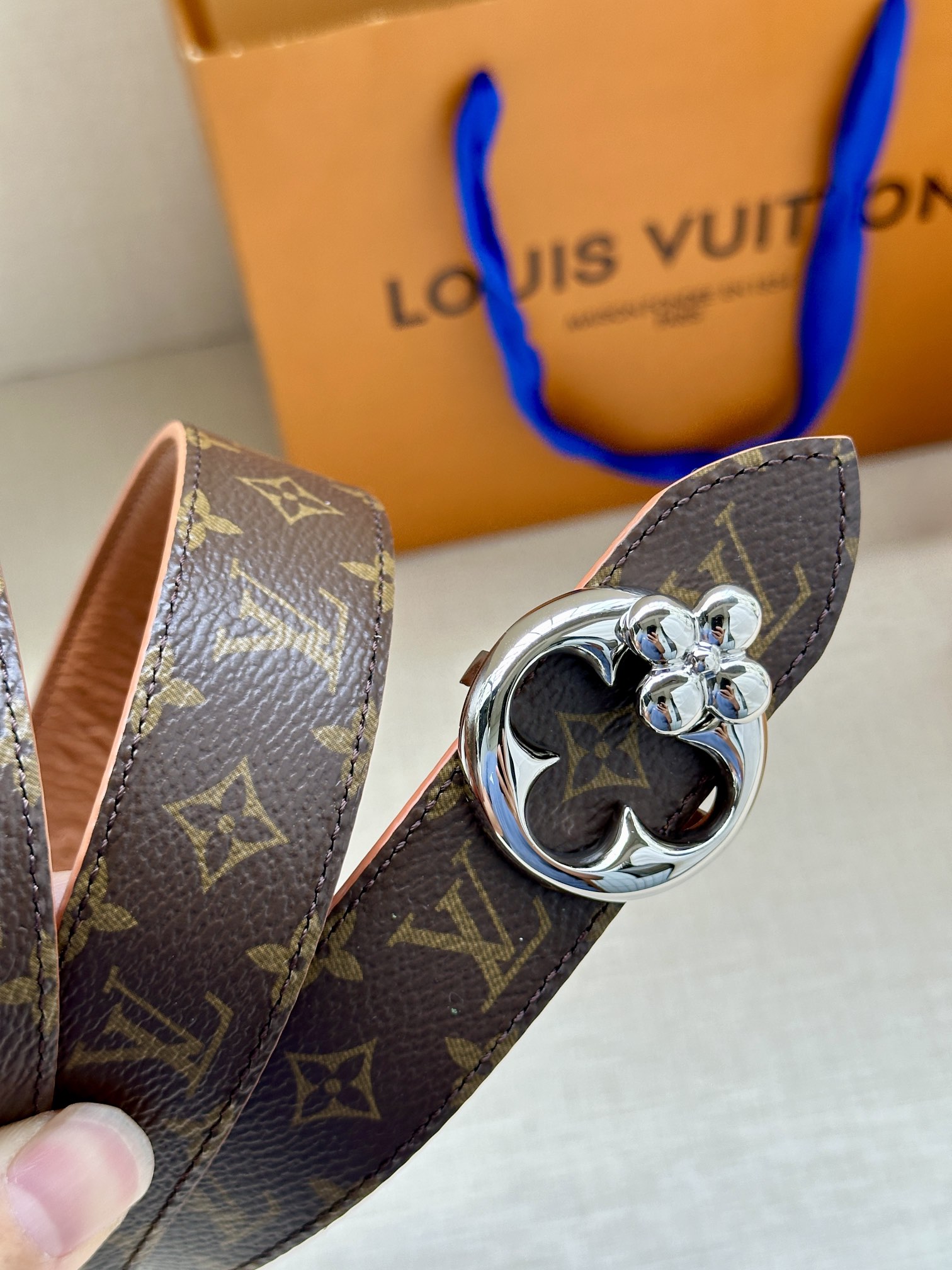 LV Style Leather Women's Belts Lookbook Reference image 2