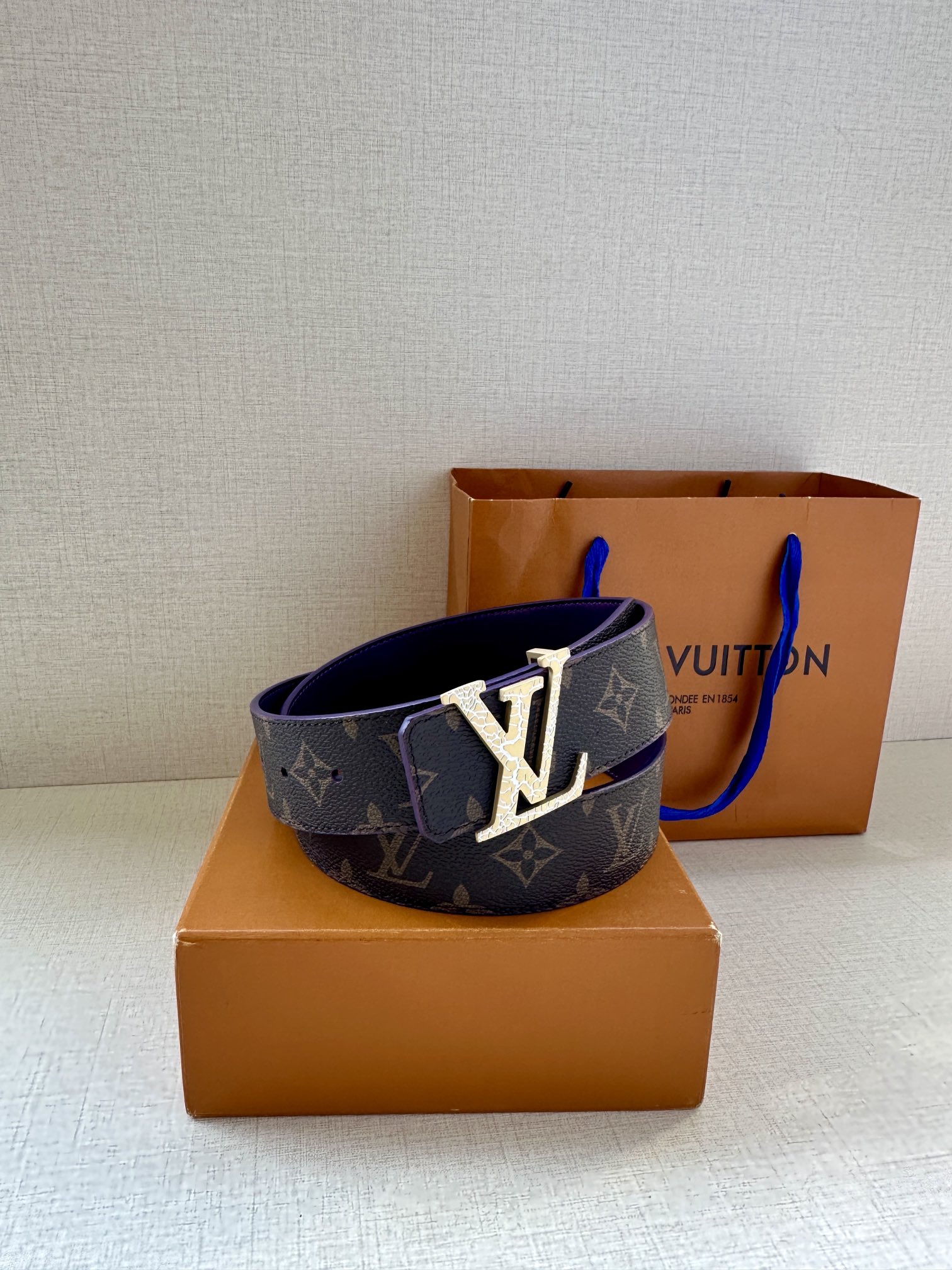 LV Optic 双面腰带聚焦经典 Monogram