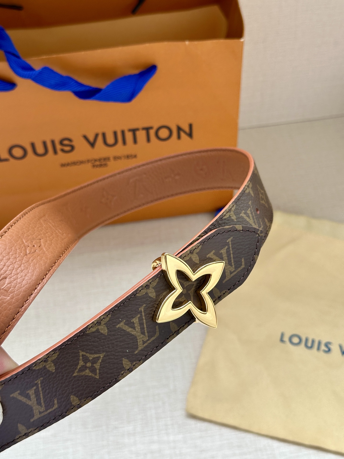 LV Style Leather Women's Belts Lookbook Reference image 2