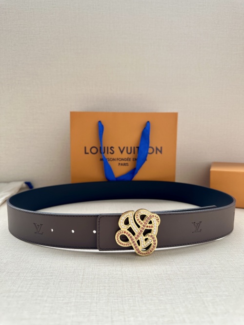 Louis Vuitton Dynasty Reversible Belt, 4.0 cm – Elegant Style & Craftsmanship 1 Louis Vuitton Dynasty Reversible Belt, 4.0 cm – Elegant Style & Craftsmanship