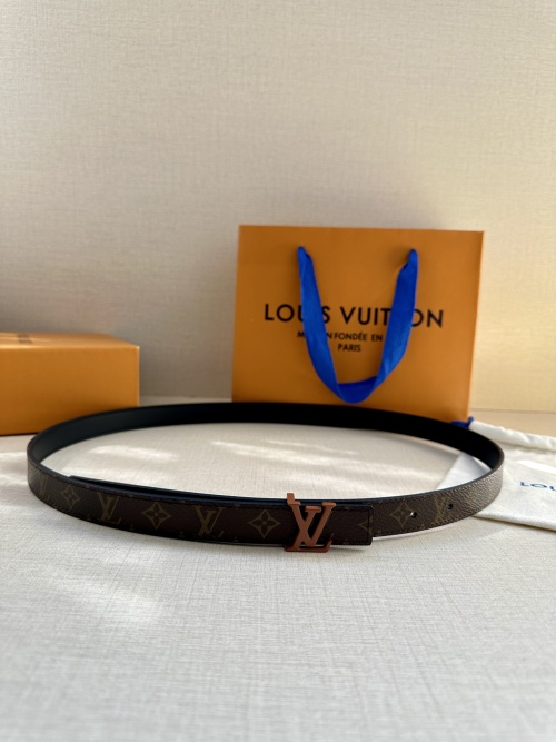 Louis Vuitton Iconic Reversible Belt 2.0 Width Monogram Canvas Leather