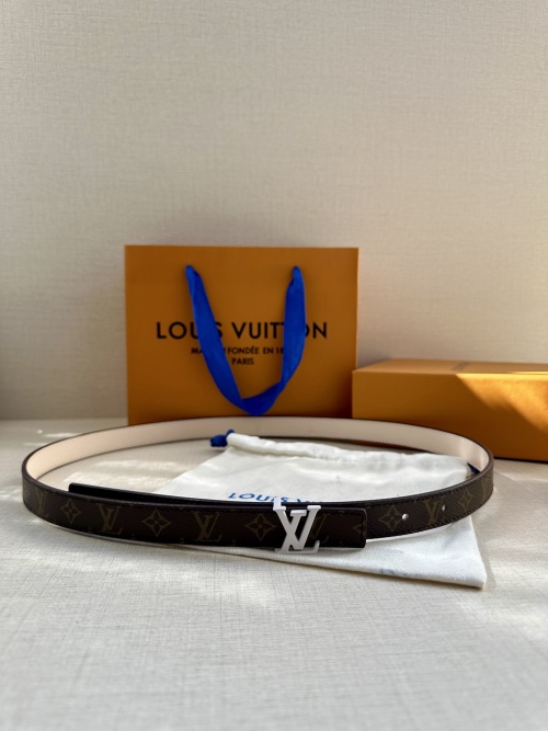 Louis Vuitton Iconic Reversible Belt 20 mm - Monogram Canvas & Leather 1 Louis Vuitton Iconic Reversible Belt 20 mm - Monogram Canvas & Leather