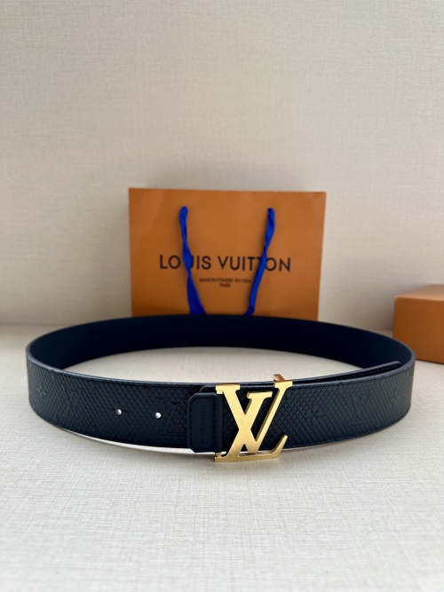 Louis Vuitton Shadow 4.0 Belt: Monogram Leather, Modern Buckle, Black