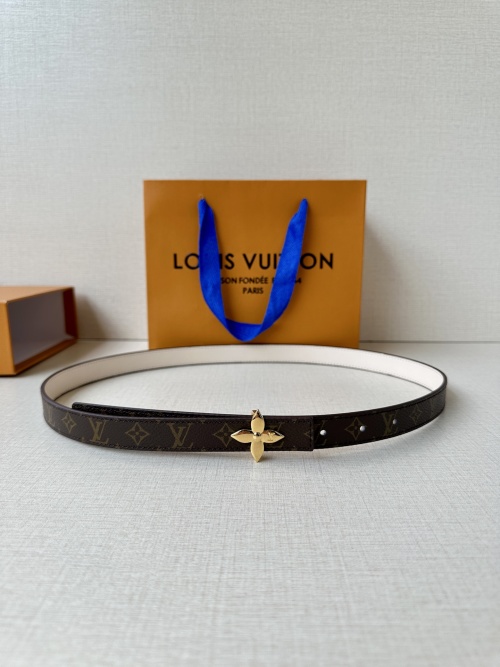 Louis Vuitton Iconic Belt 2.0 cm - Monogram Canvas & Leather - Gold Buckle 1 Louis Vuitton Iconic Belt 2.0 cm - Monogram Canvas & Leather - Gold Buckle